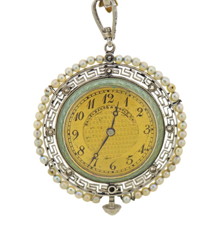 Bailey Banks & Biddle Art Deco Vintage Quartz Watch Needs Battery Bailey Bank & Biddles Art Deco Ladies Watch - 1987 Vintage  main image 4