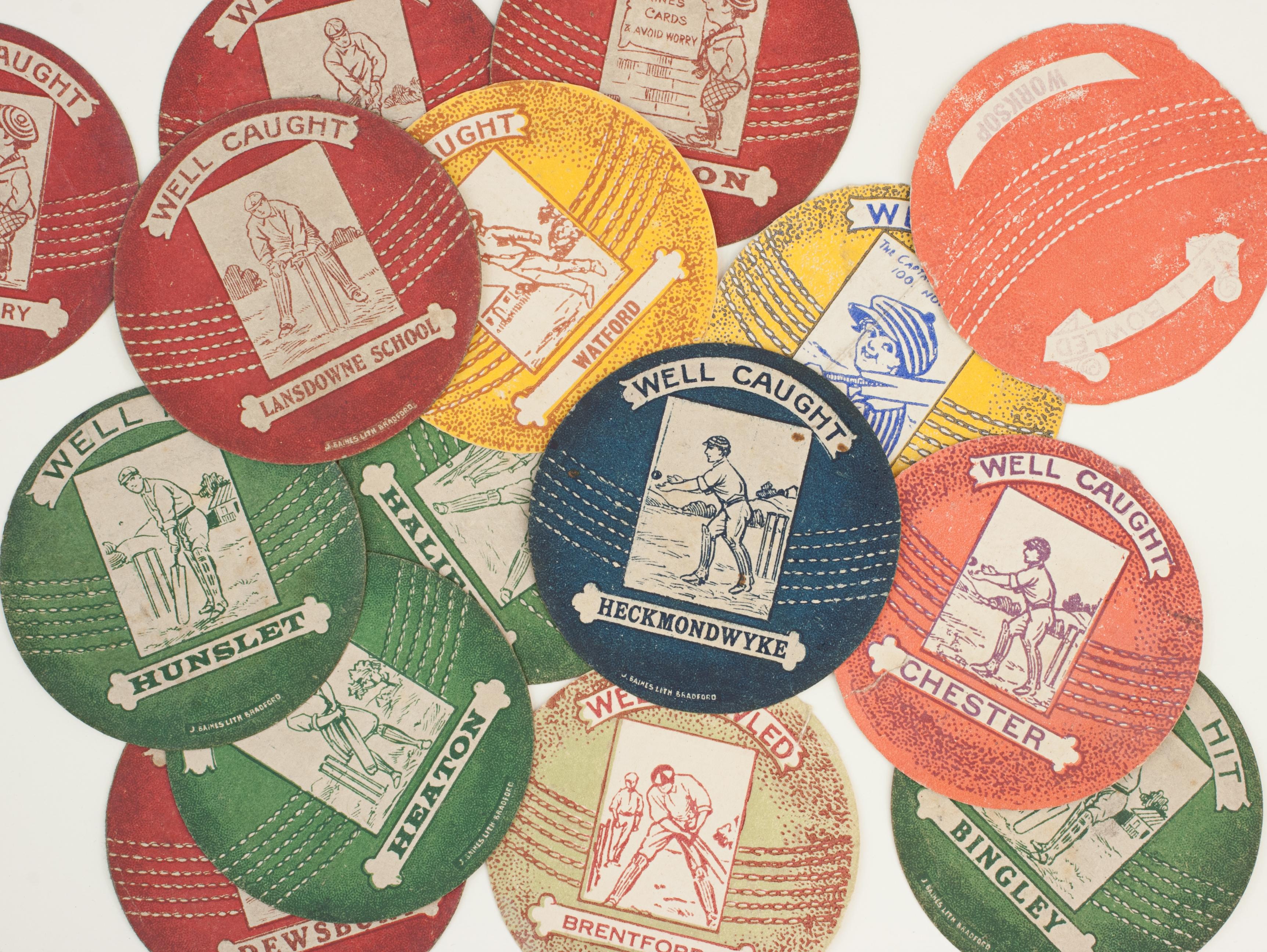 Paper Antique, Baines Golfing Trade Card, Curzon Park