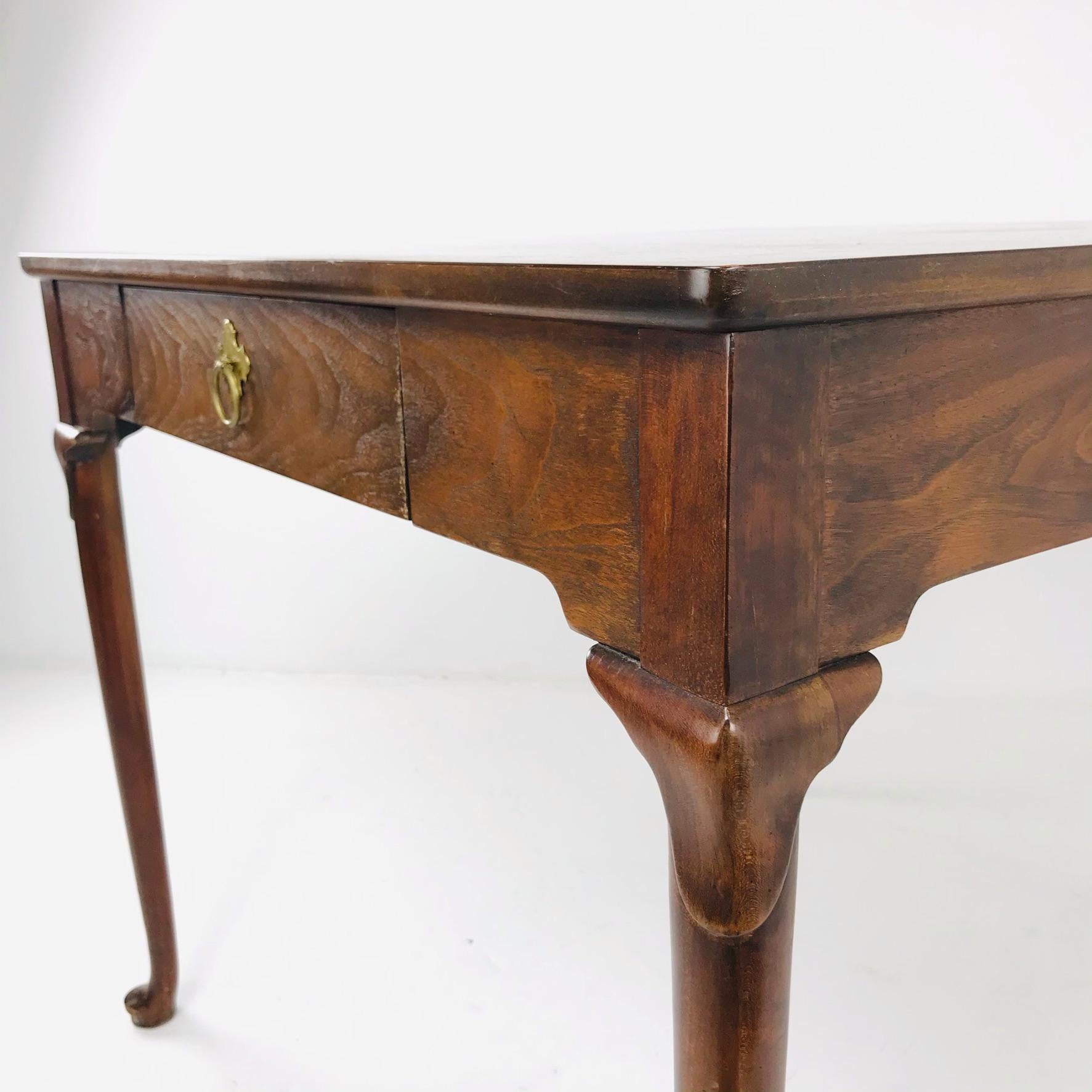 Queen Anne Antique Baker Game Table