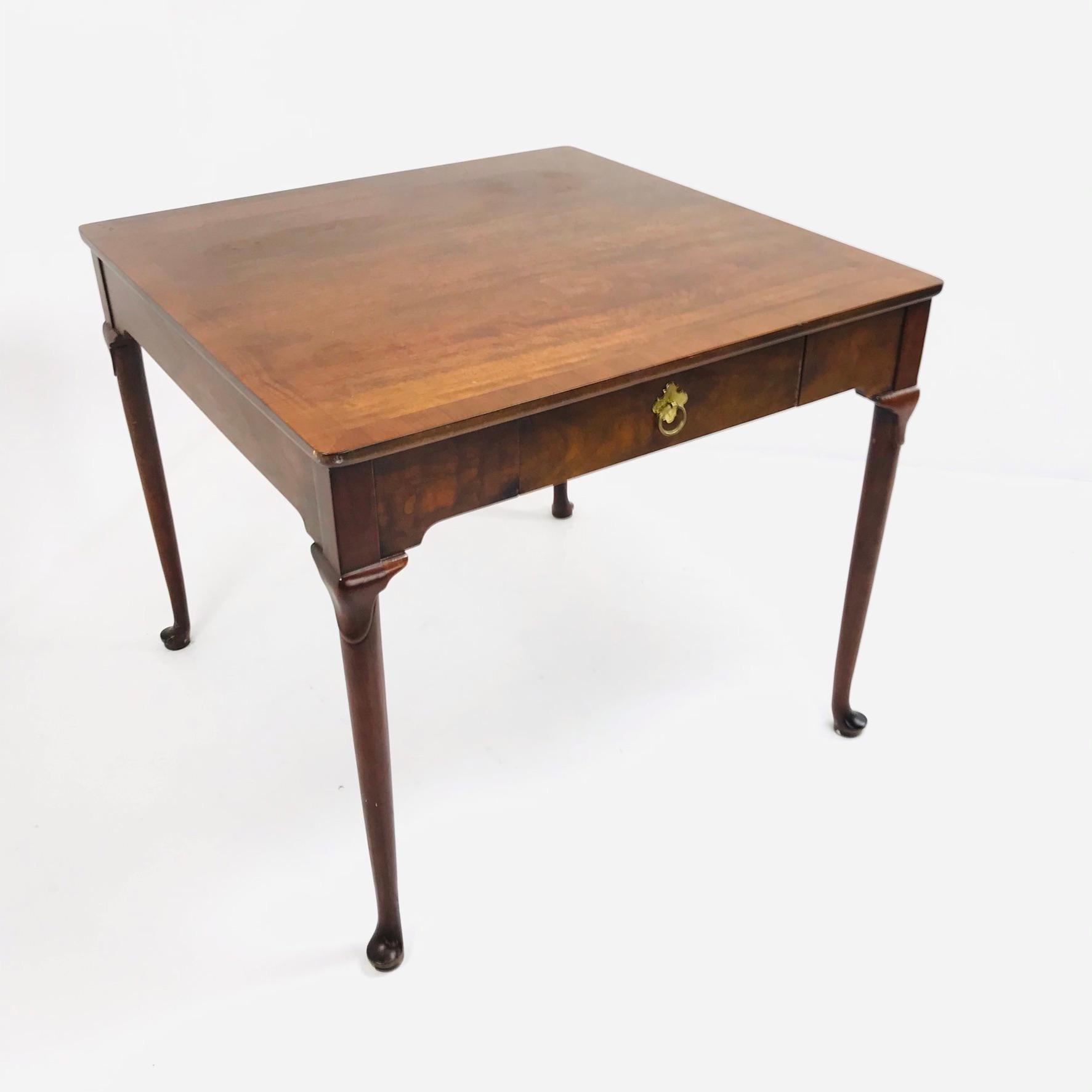 Late 20th Century Antique Baker Game Table