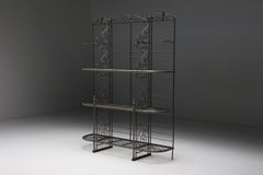 Antique Wrought Iron Bakery Rack, Industrial Style, Europe, 1920s