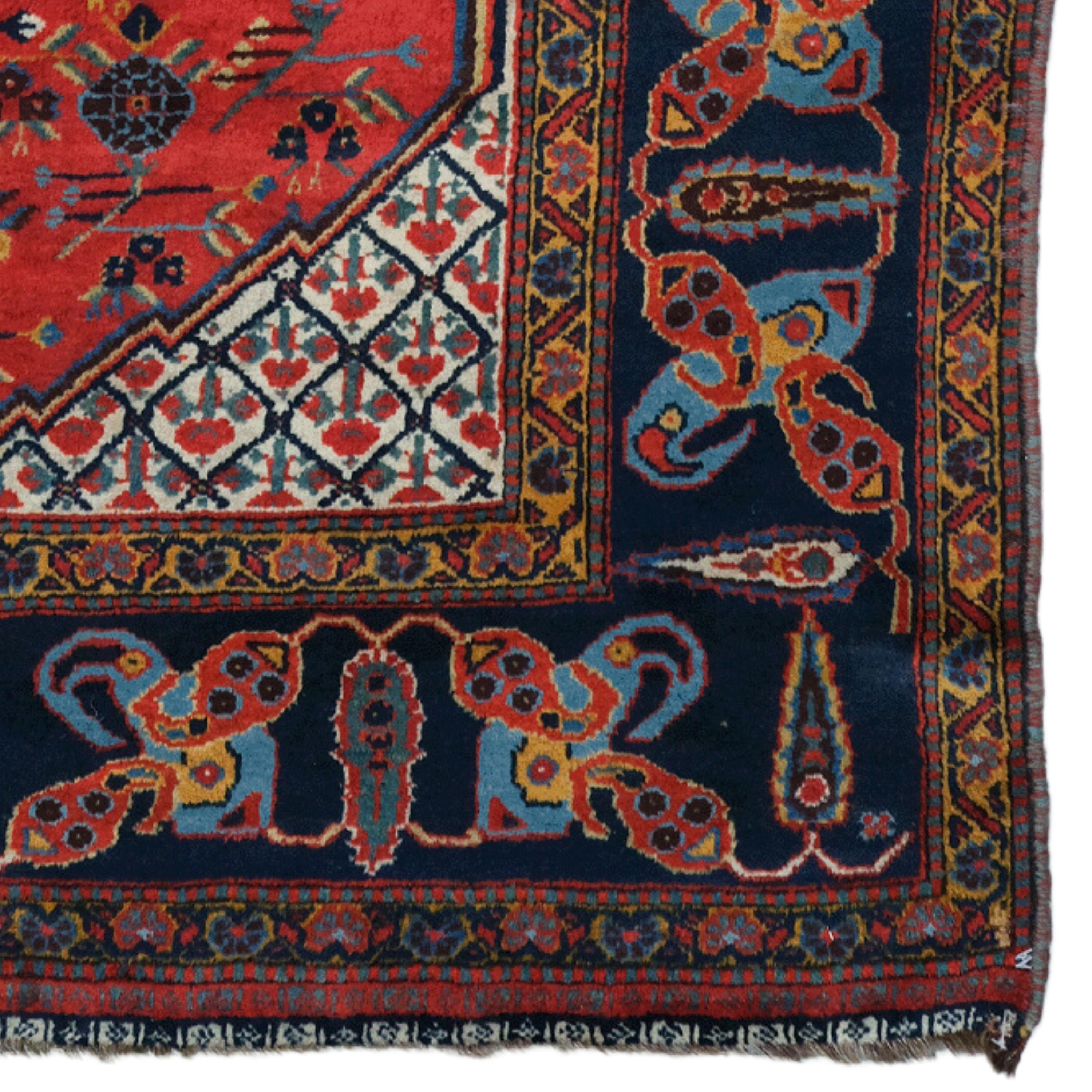 Antiker Bakhsaish-Teppich - 19. Jahrhundert Antiker Bakhsaish-Teppich, antiker türkischer Teppich (Wolle) im Angebot