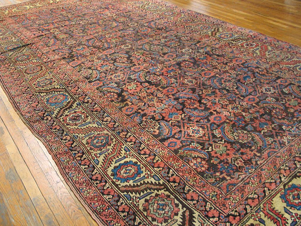 Antique Bakhshaiesh Persian rug 7'8