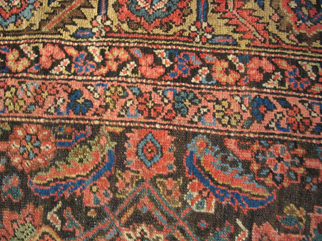 Wool 19th Century N.W. Persian Bakshaiesh Carpet ( 7'8