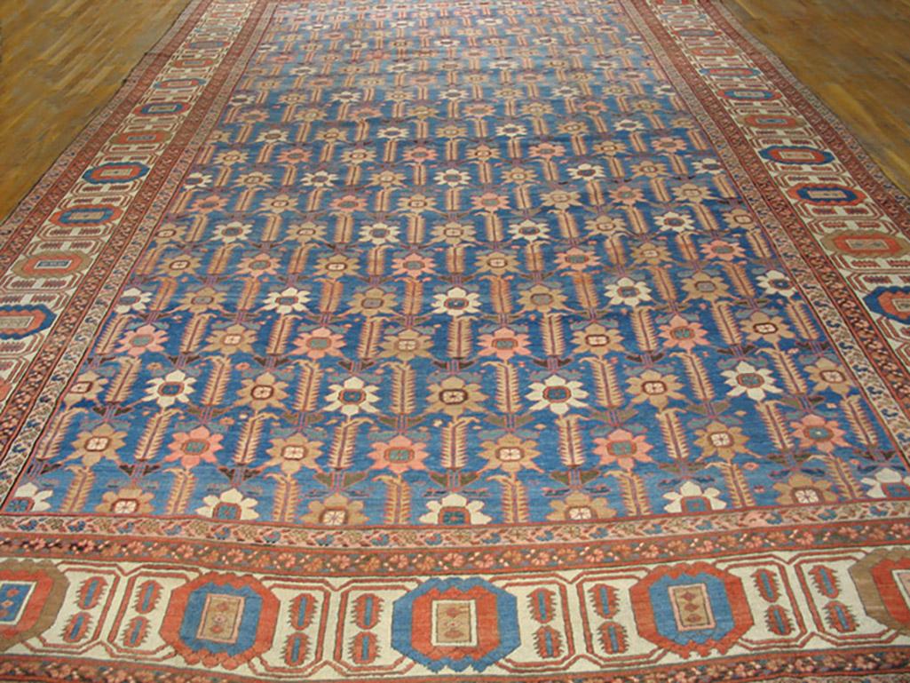 Type: 	Heriz Carpet (Bakhshaiesh Type)
Origin:	Azerbaijan Province, NW Persia

Structure
Warp:	cotton, off white, natural, handspun, Z-4-S
Weft:	cotton, off white, natural, handspun, Z-2, 3, 4-S; mostly one shoot straight, some two shoots