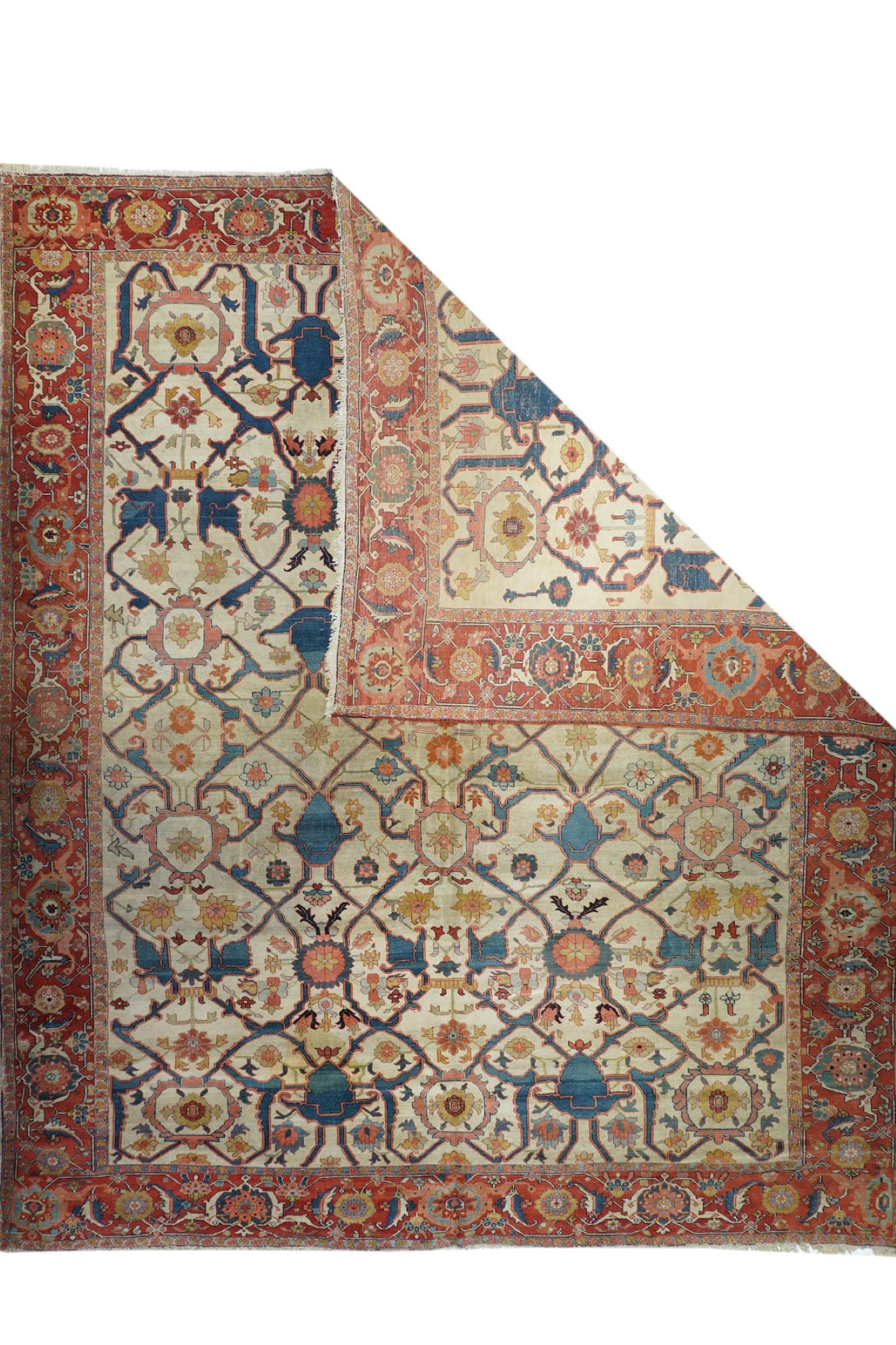 Persian Antique Bakhshayesh Rug For Sale