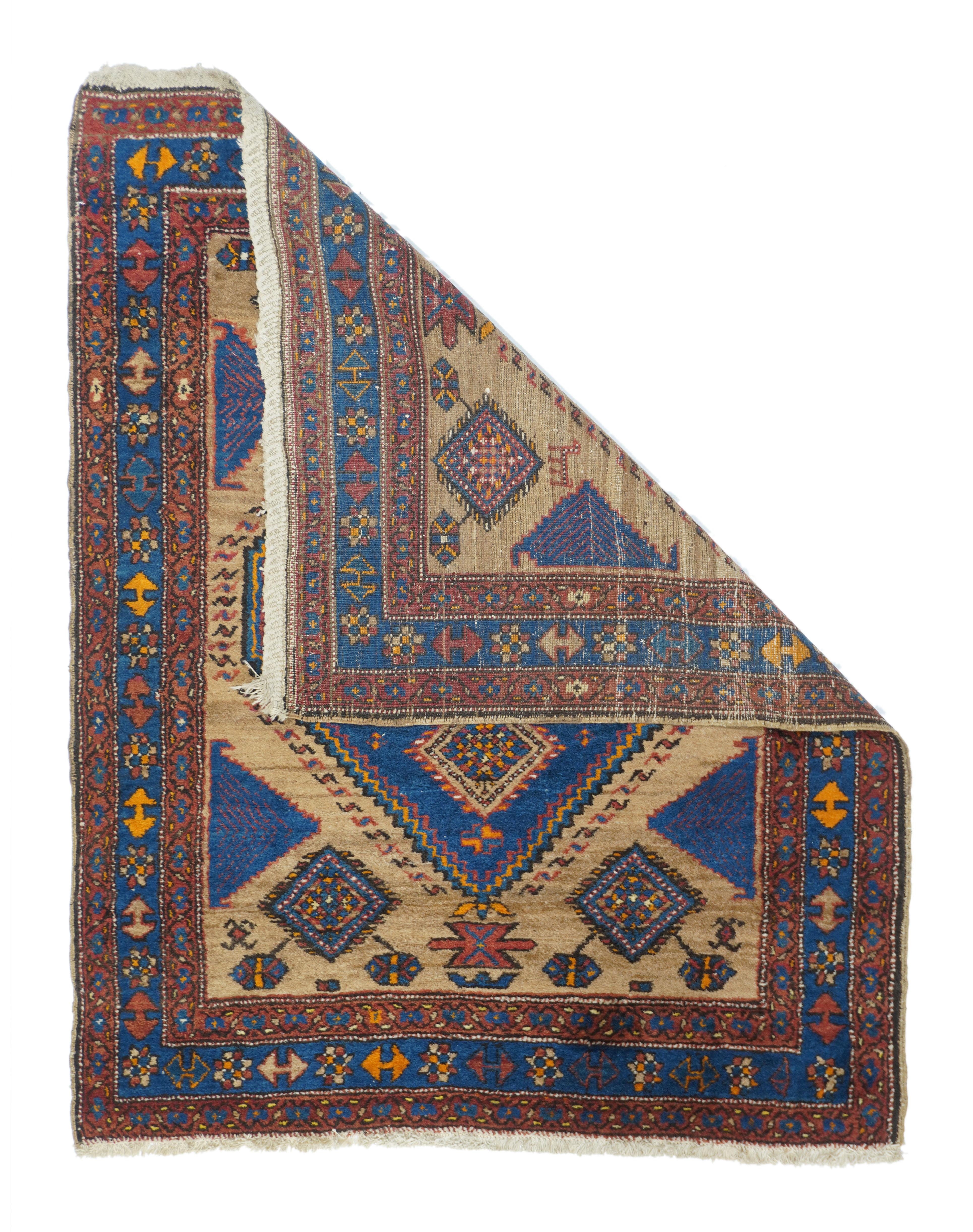 Bakhshaish rug 3'9'' x 4'9''.