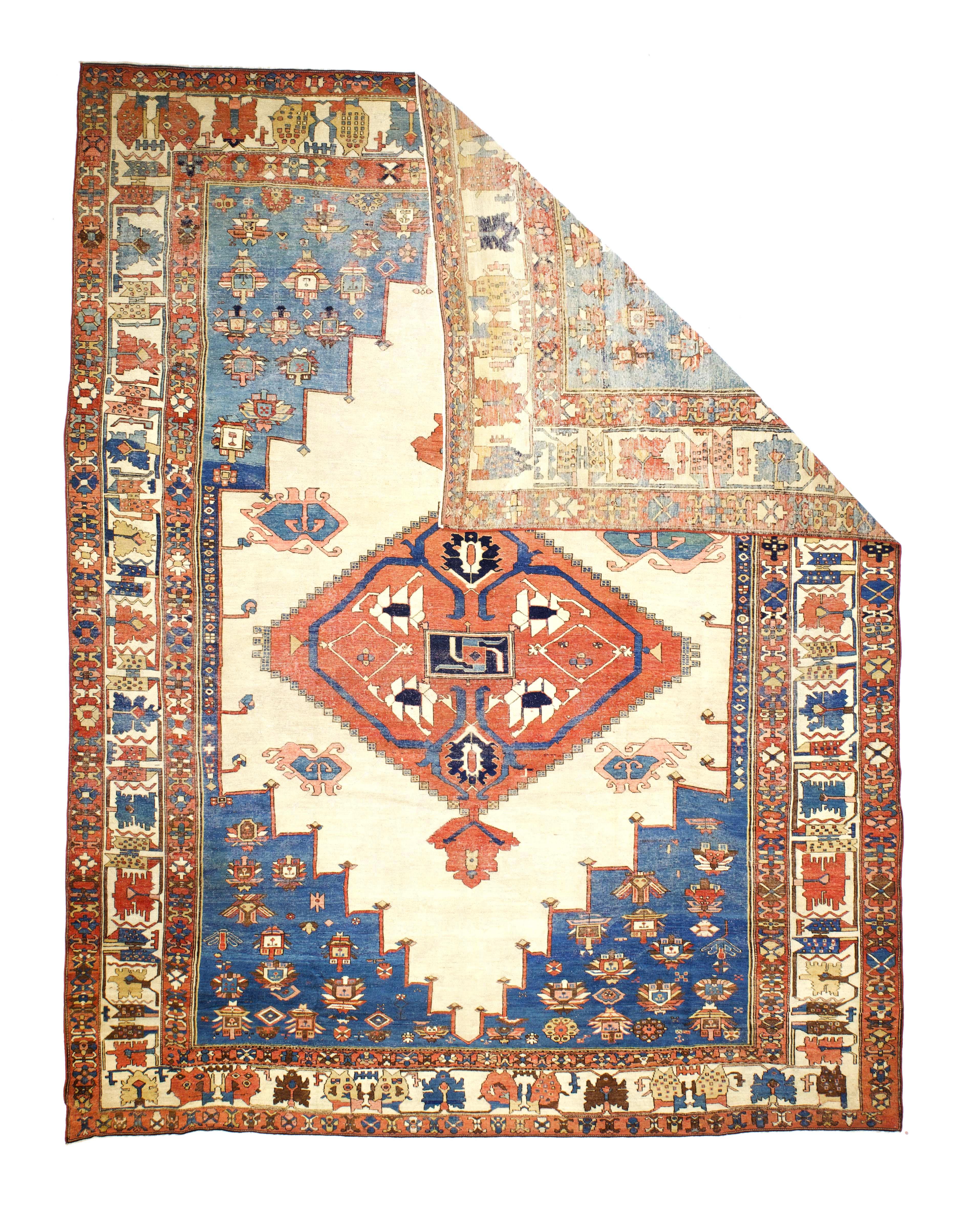 Antiker Bakhshayesh-Teppich 11'2