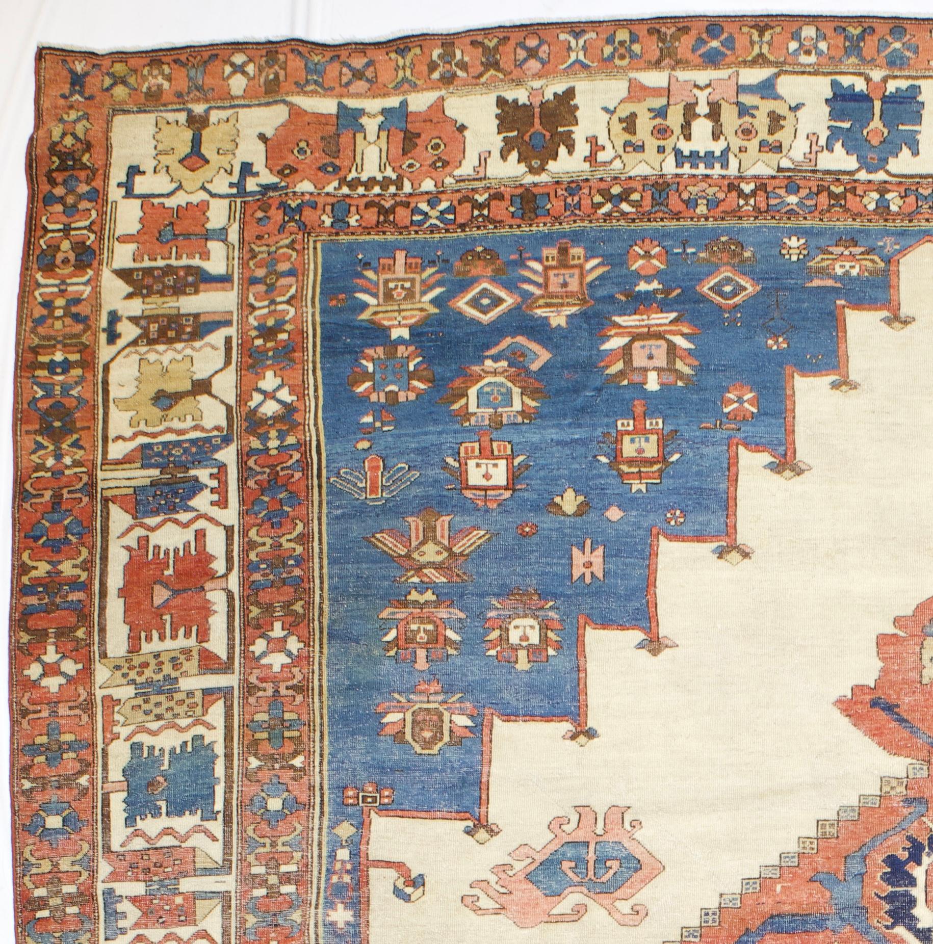 Antiker Bakhshayesh-Teppich 11'2 x 15'6 (Persisch) im Angebot