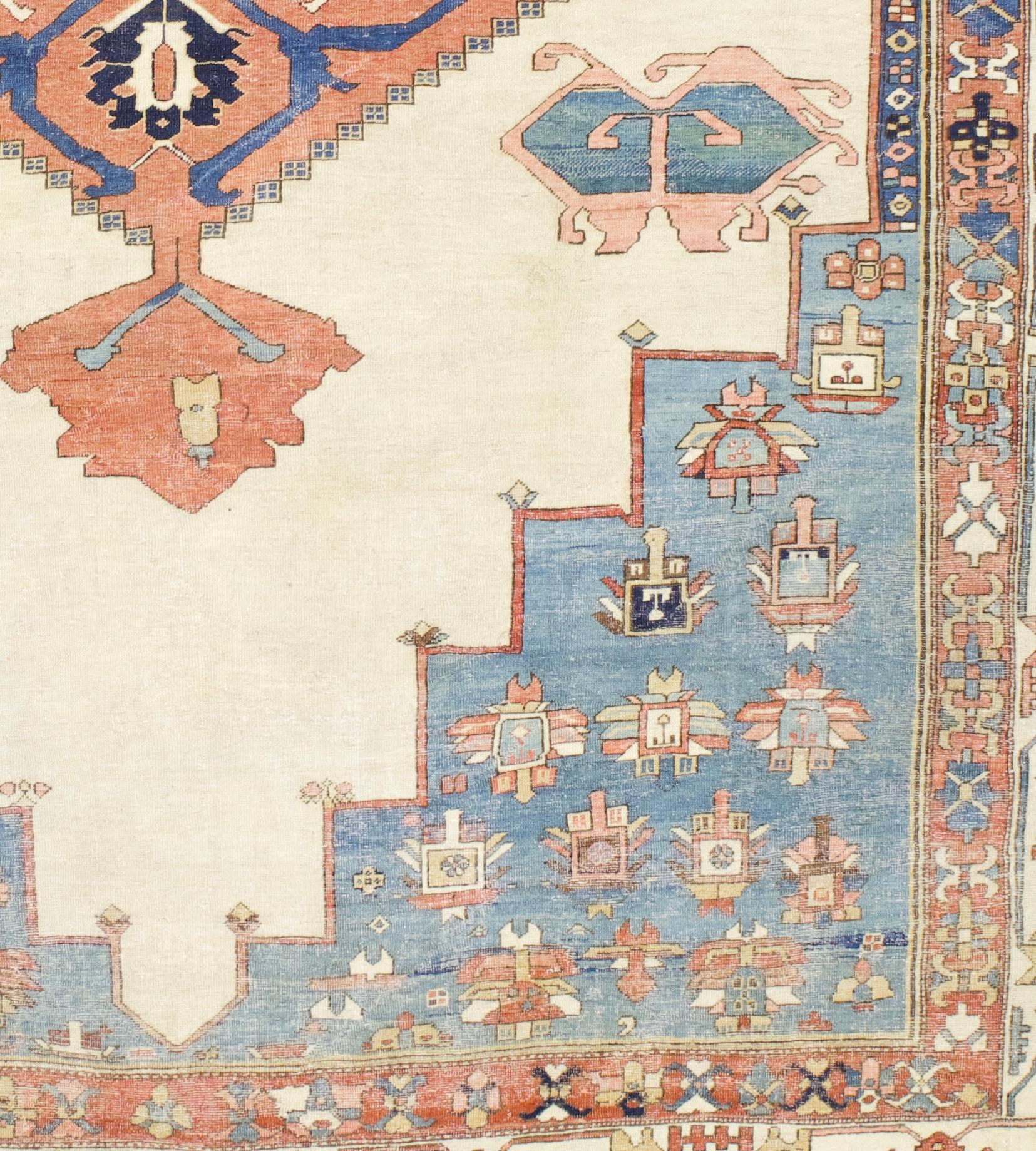 Antiker Bakhshayesh-Teppich 11'2 x 15'6 (19. Jahrhundert) im Angebot