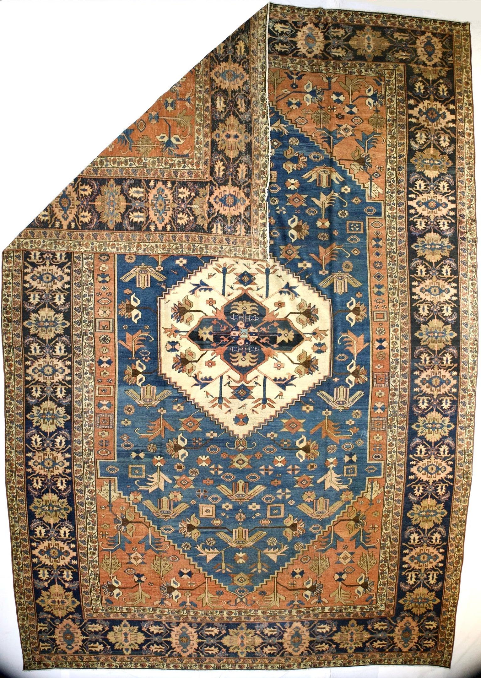 Antiker Bakhshayesh-Teppich 13'0