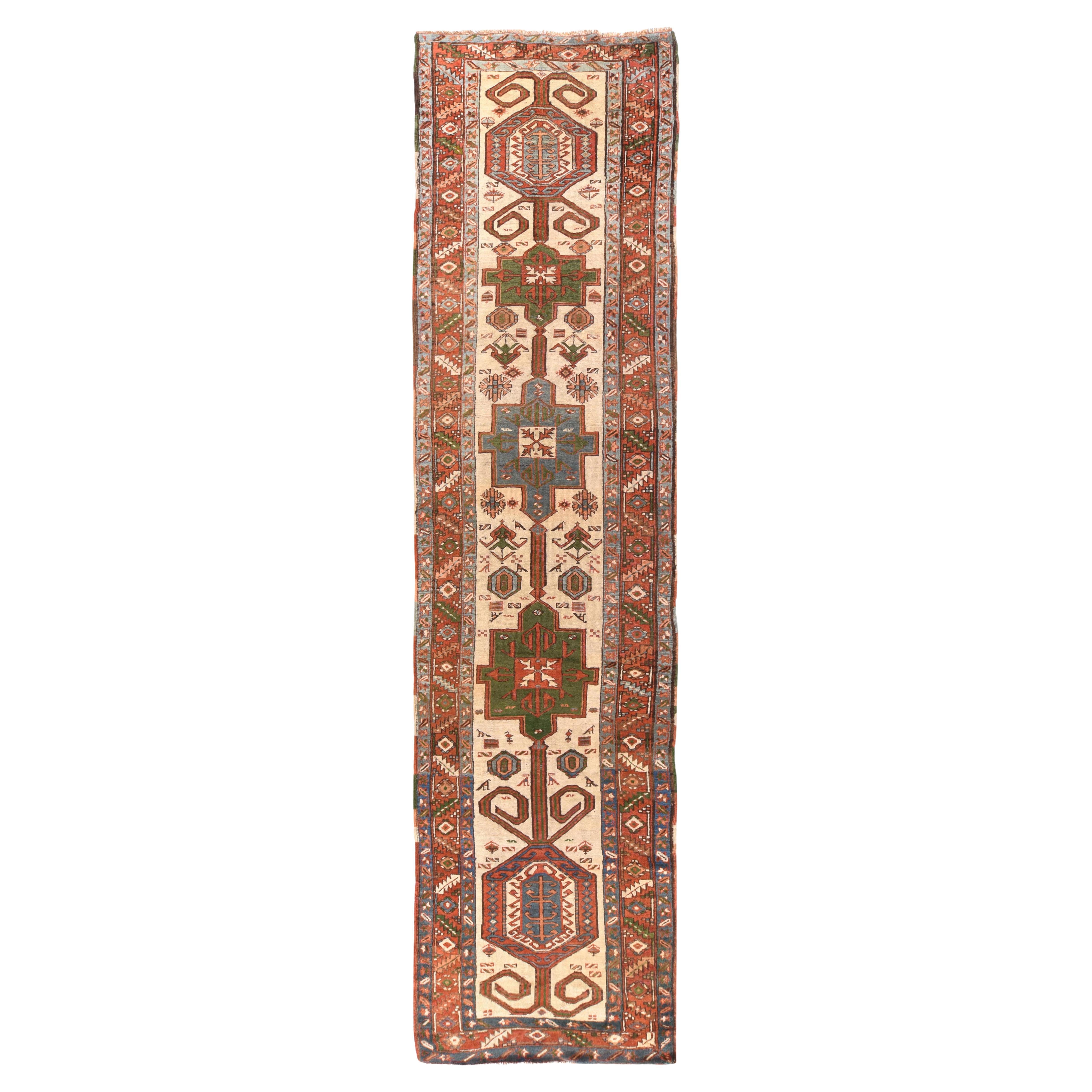 Antique Bakhshayesh Rug 3'4'' x 14'0''
