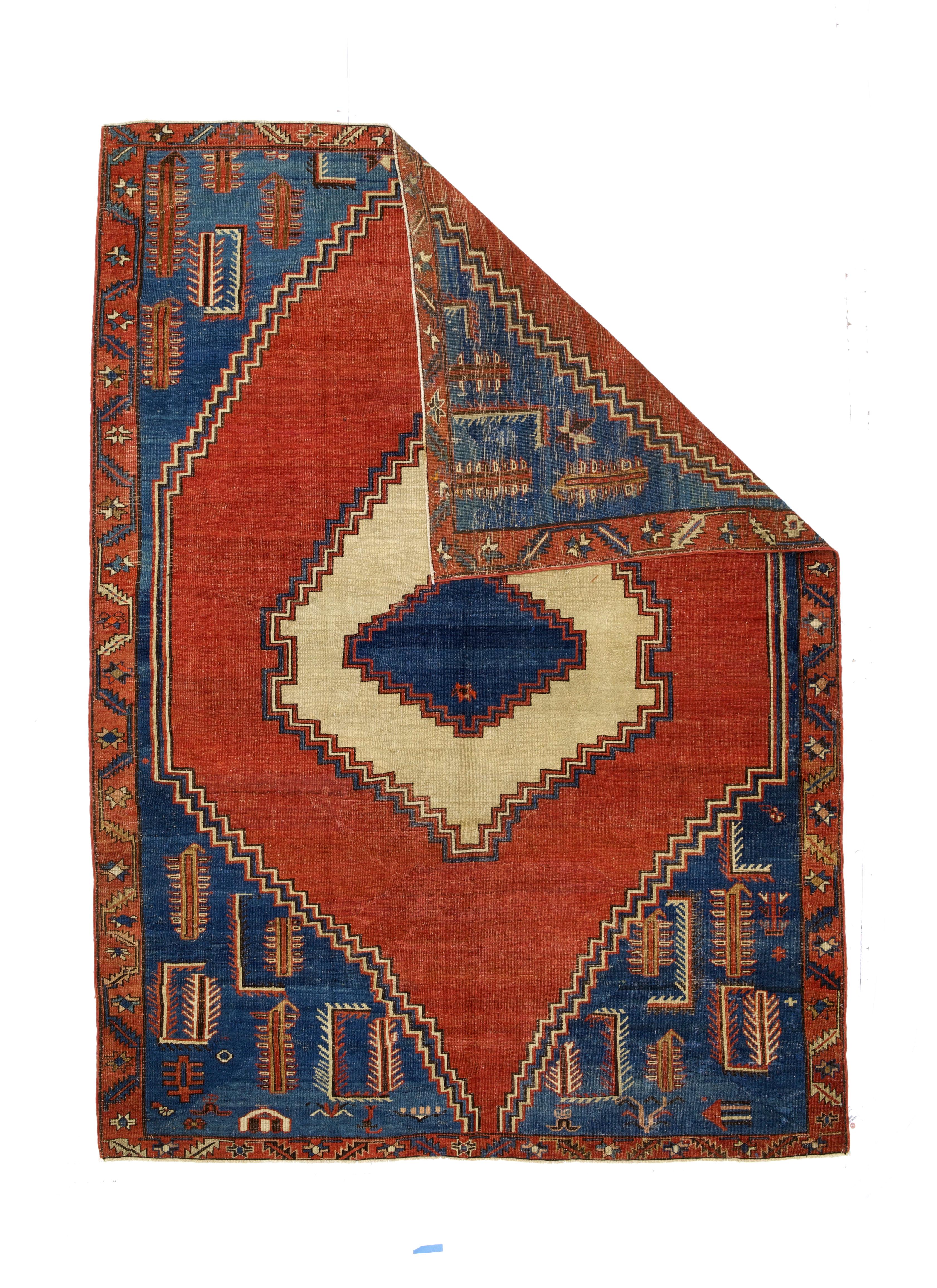 Antique Bakhshayesh Rug 6'0