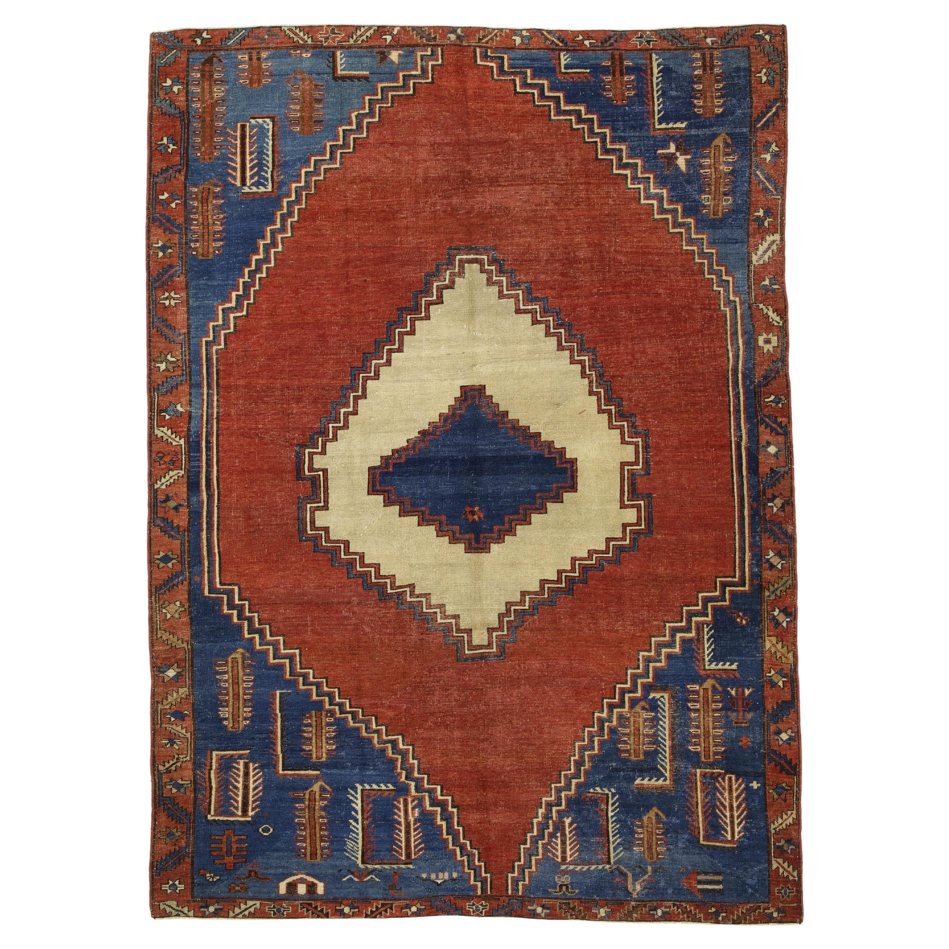 Antique Bakhshayesh Rug 6'0" x 8’2”