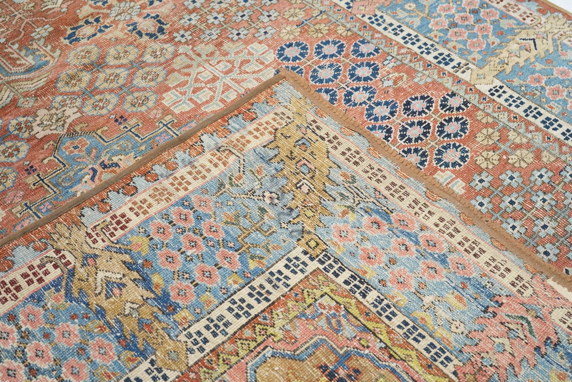 Antique Bakhshayesh Rug 7'6'' x 9'10'' For Sale 1