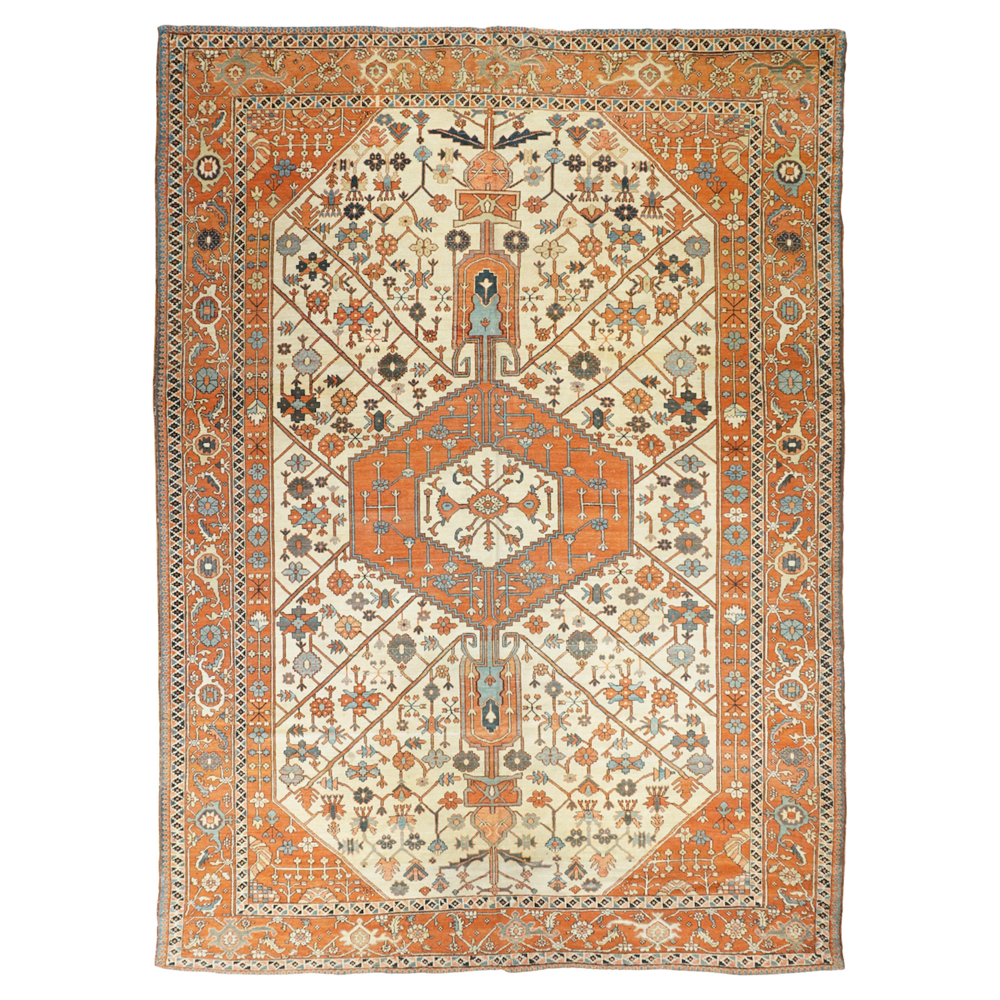 Antique Bakhshayesh Rug 9'3'' x 13'0''
