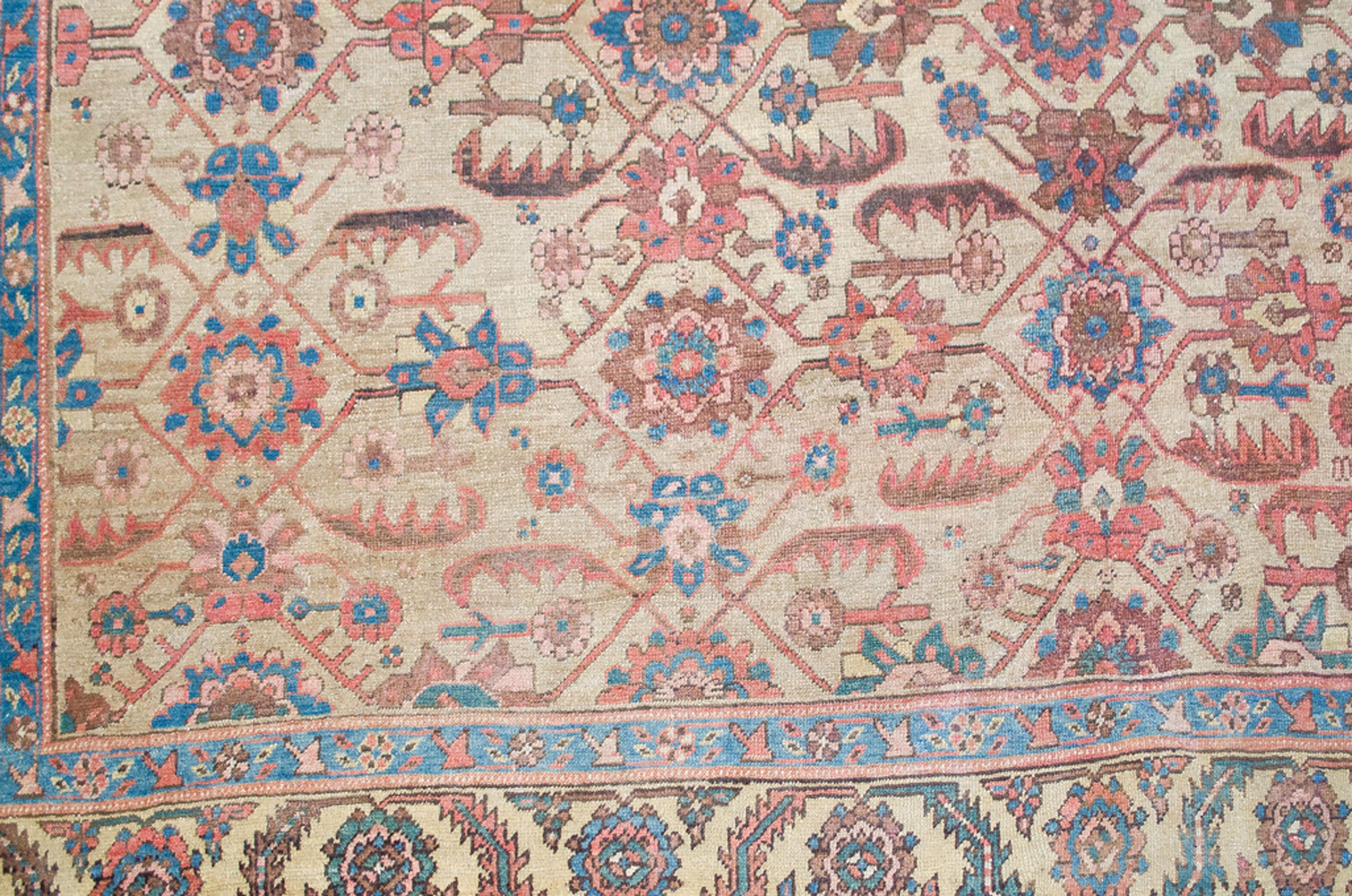 Antiker Bakhshaysh-Teppich 352x300cm im Angebot 3