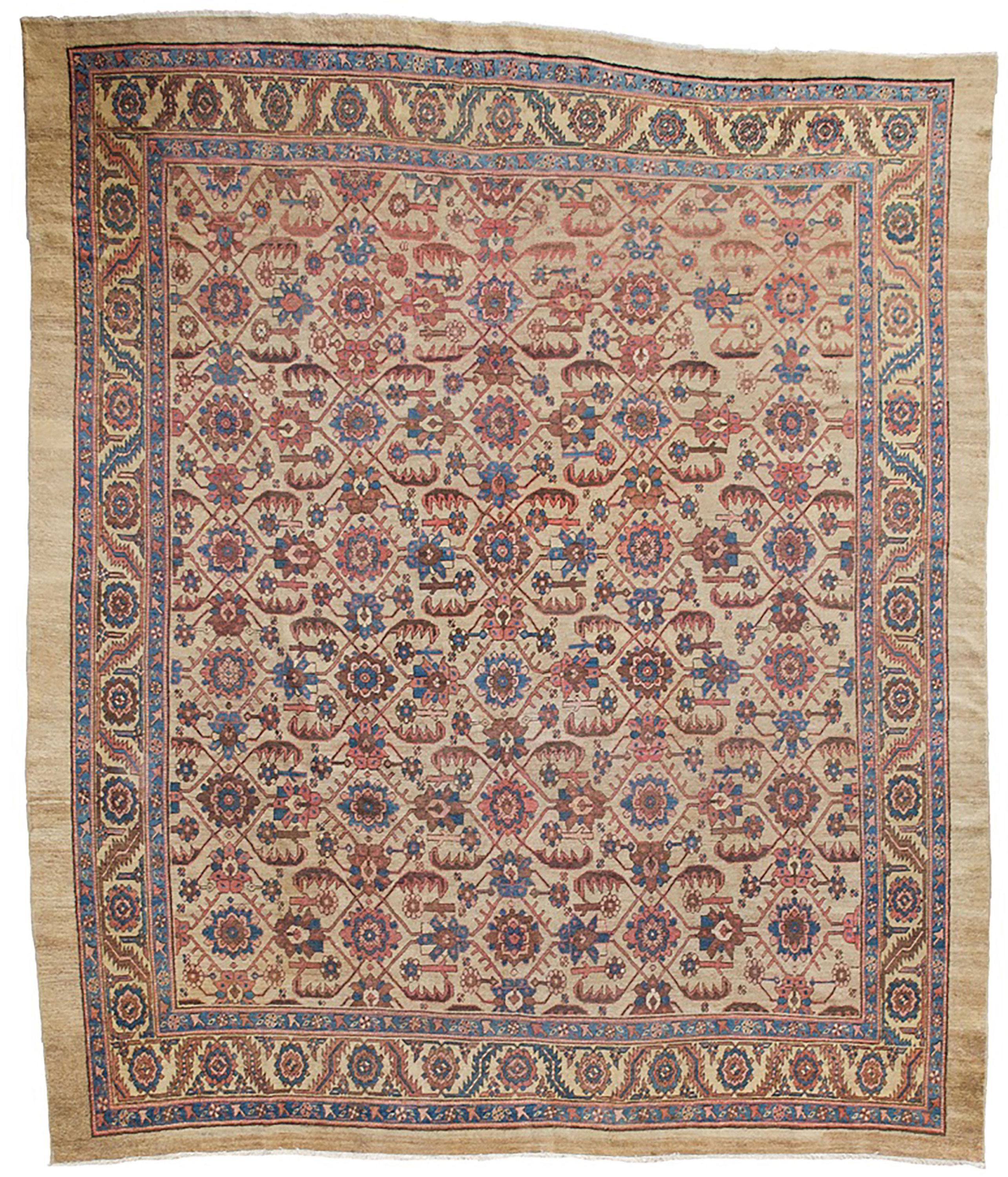 Antiker Bakhshaysh-Teppich 352x300cm (Persisch) im Angebot