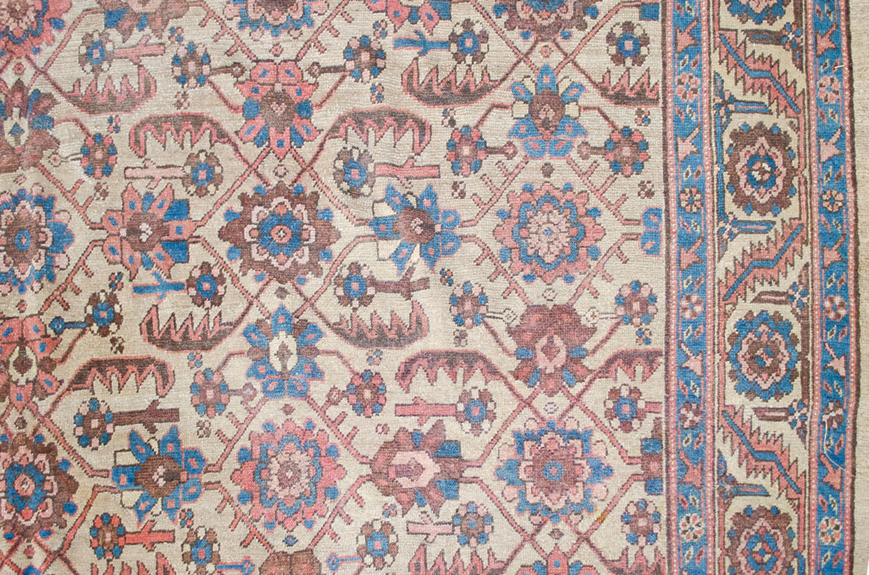 Antiker Bakhshaysh-Teppich 352x300cm im Angebot 1