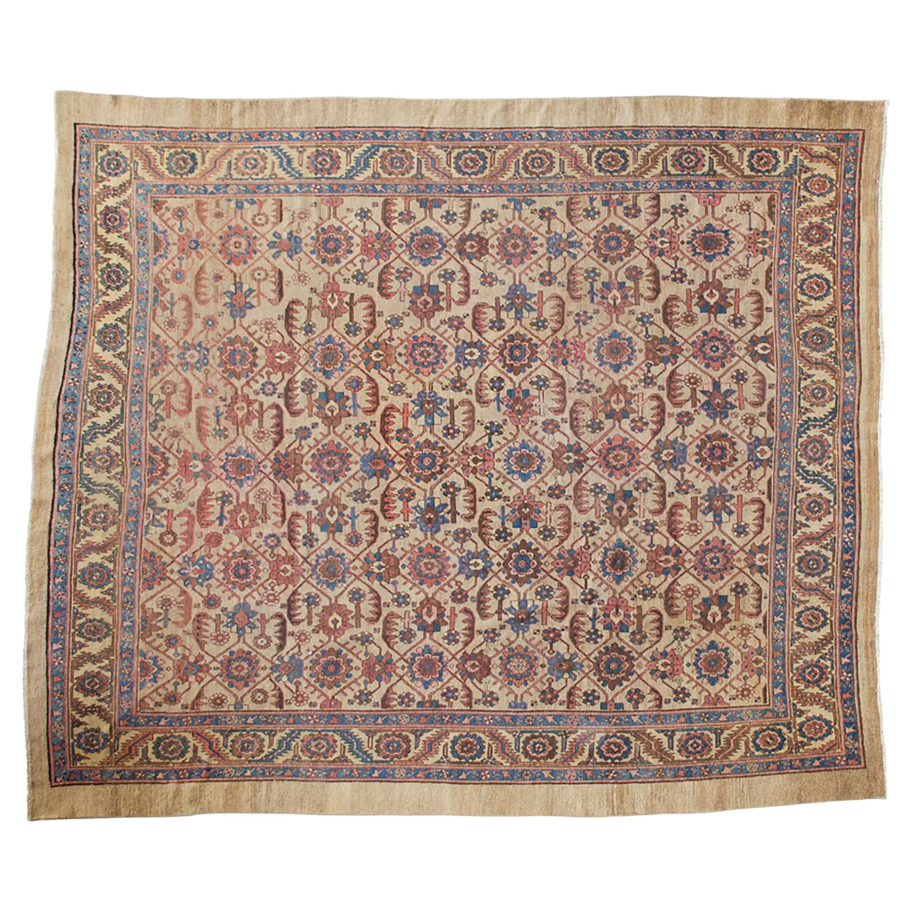 Antiker Bakhshaysh-Teppich 352x300cm