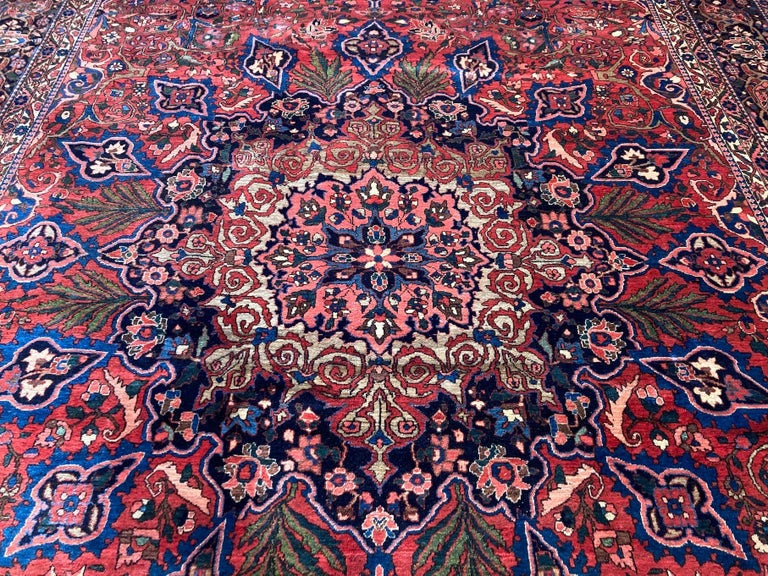 Antique Bakhtiar Carpet For Sale at 1stDibs