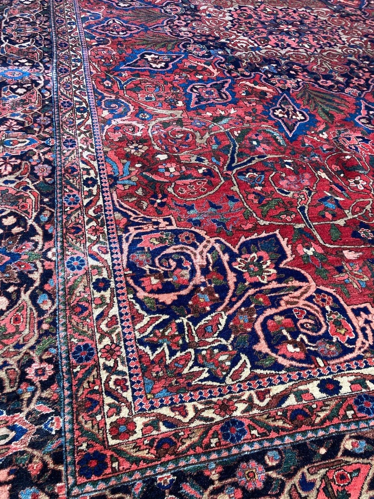 Antique Bakhtiar Carpet For Sale at 1stDibs