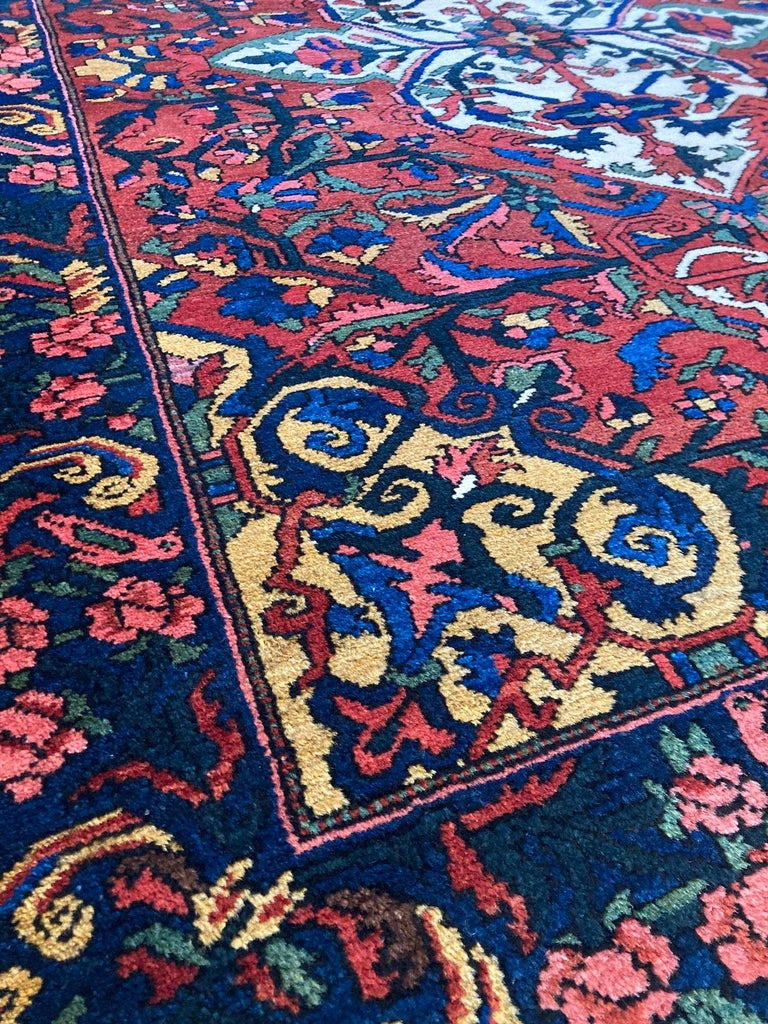 Antique Bakhtiar Rug For Sale at 1stDibs