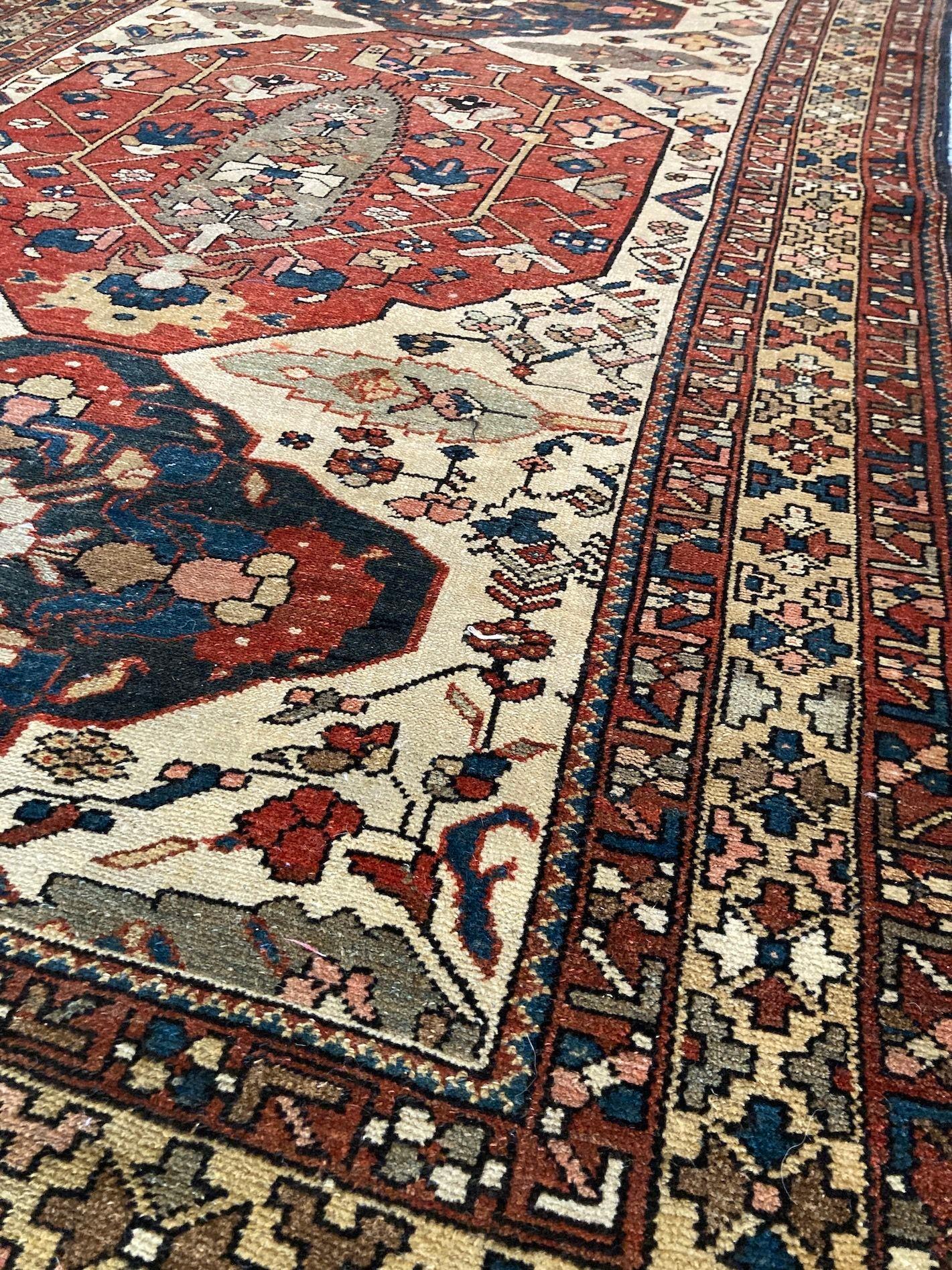 Antique Bakhtiar Rug For Sale 3