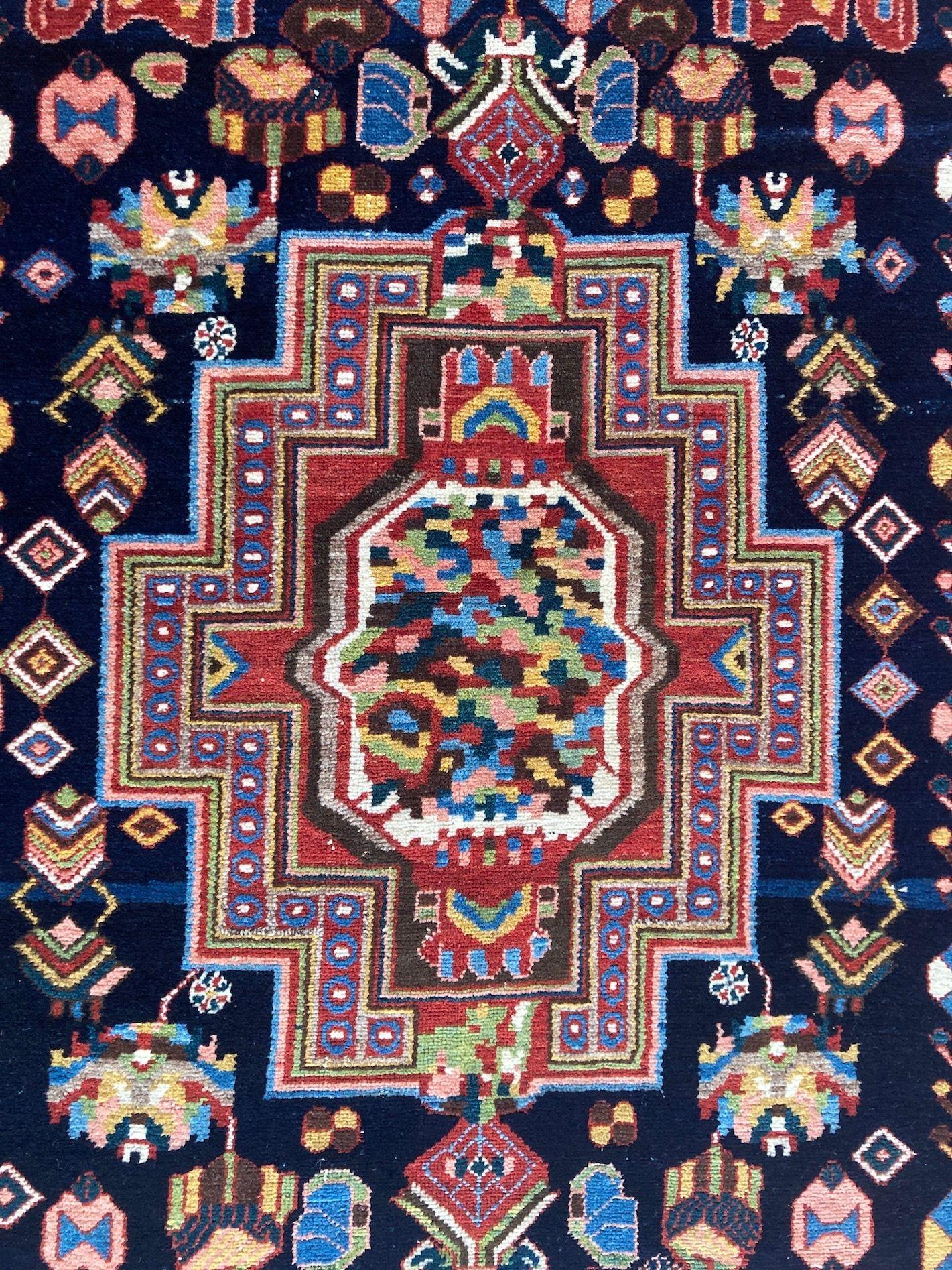 Tappeto antico Bakhtiar 2,06 m x 1,41 m in vendita 8