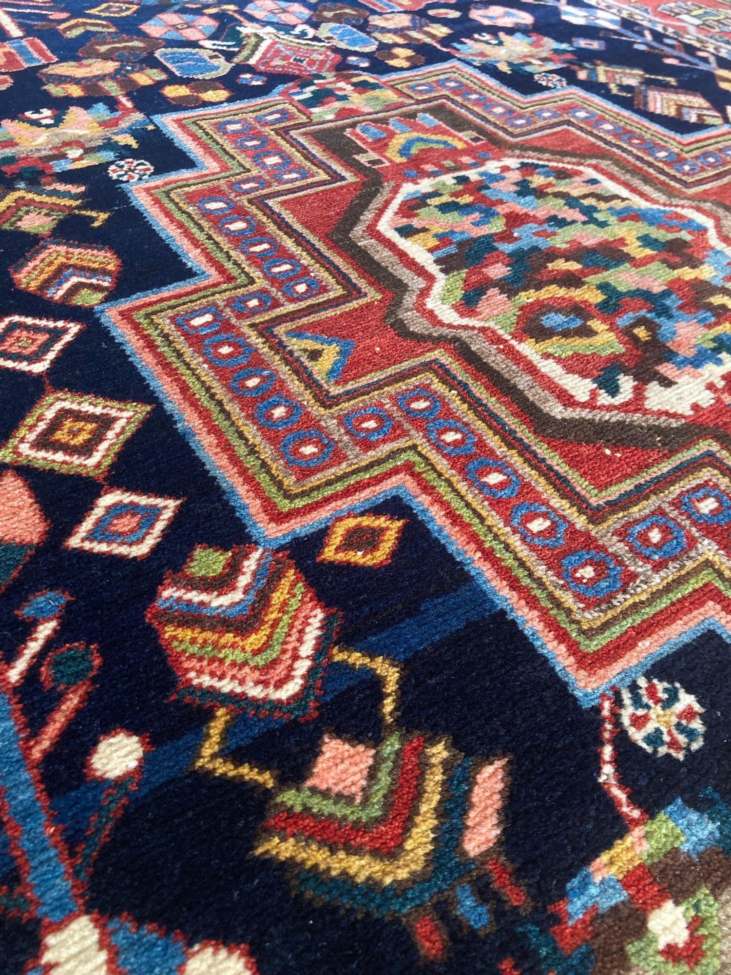 Tappeto antico Bakhtiar 2,06 m x 1,41 m in vendita 9