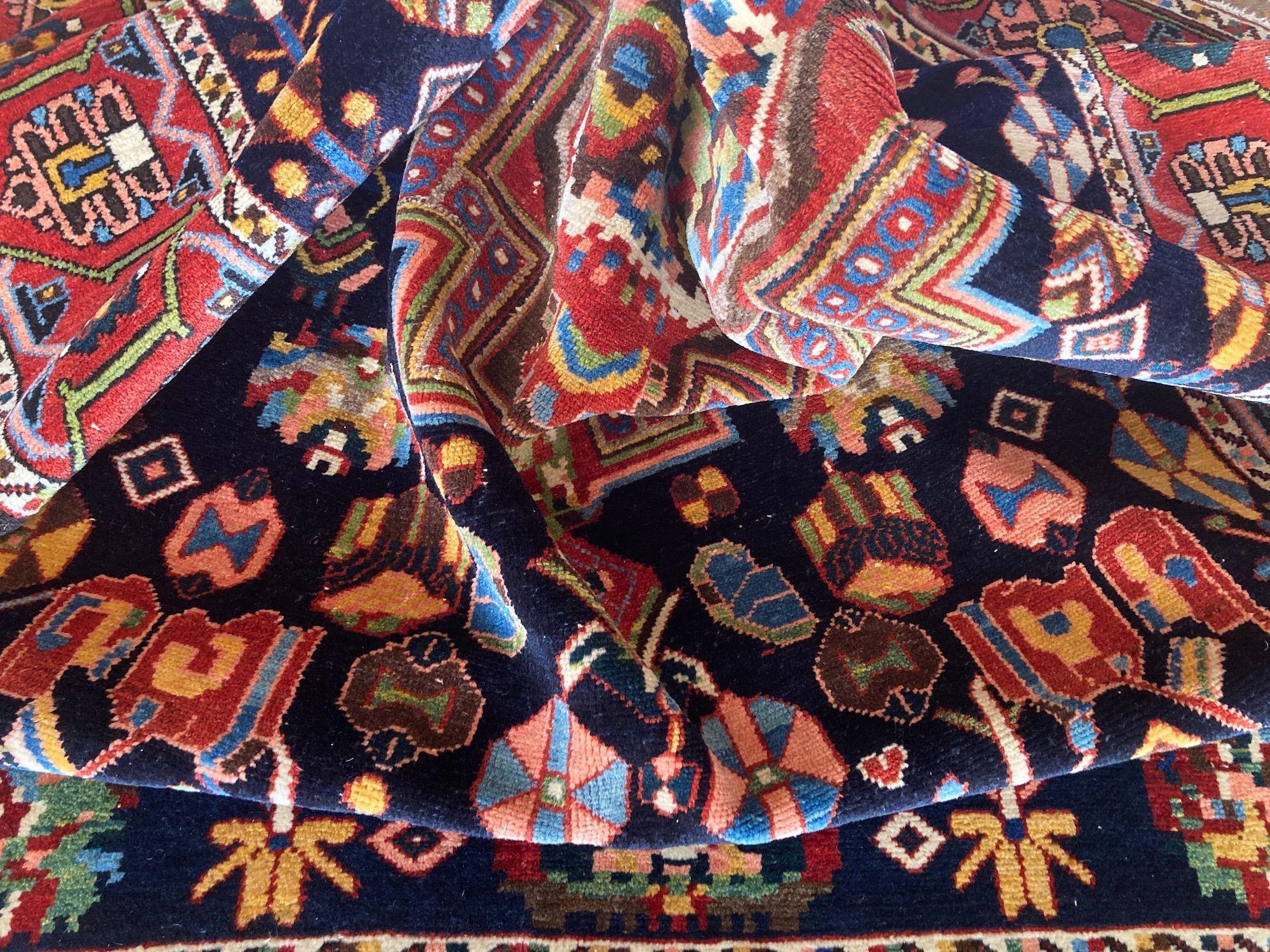 Tappeto antico Bakhtiar 2,06 m x 1,41 m in vendita 11
