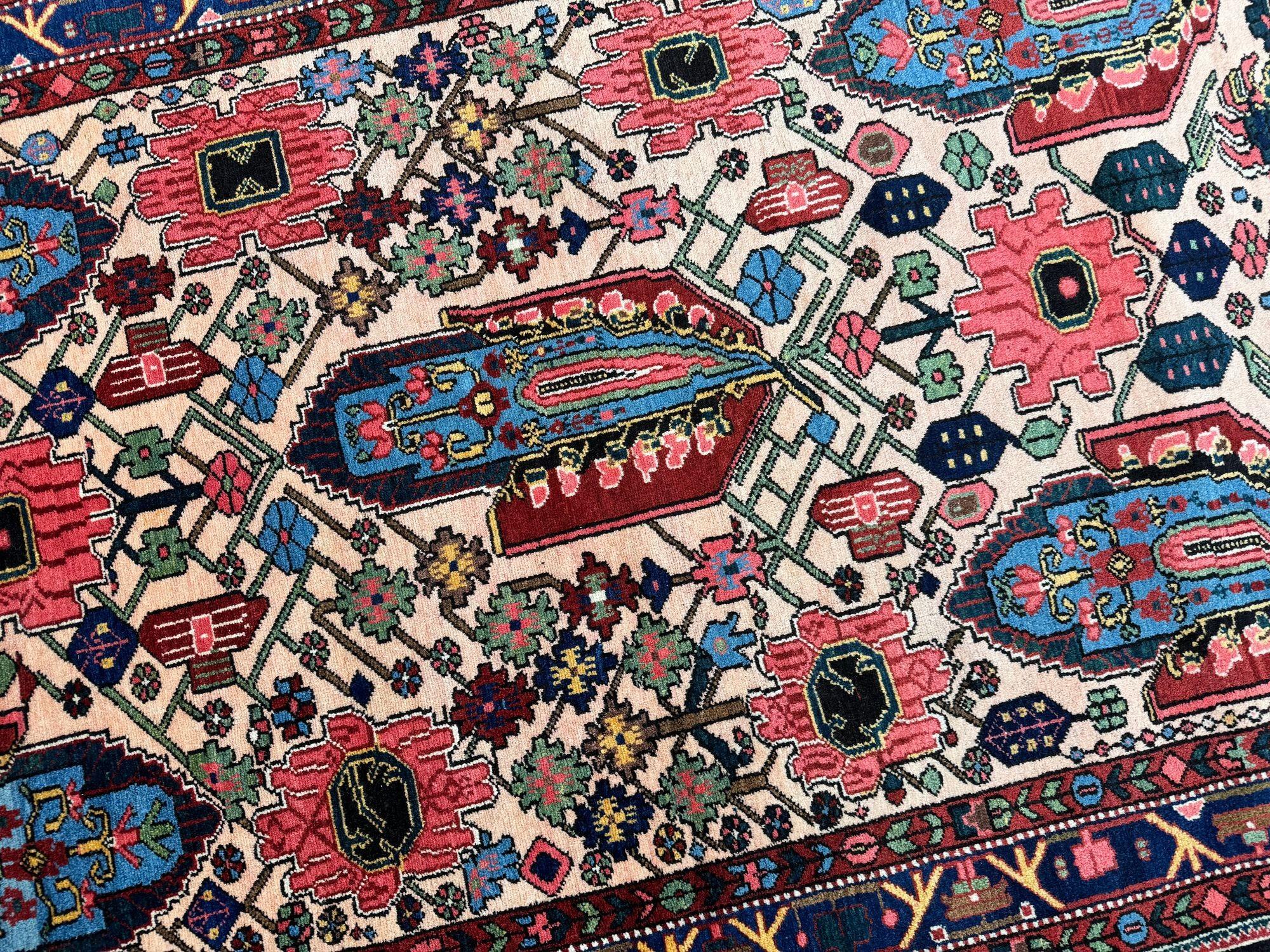 Tappeto antico Bakhtiar 2,08m x 1,43m in vendita 6