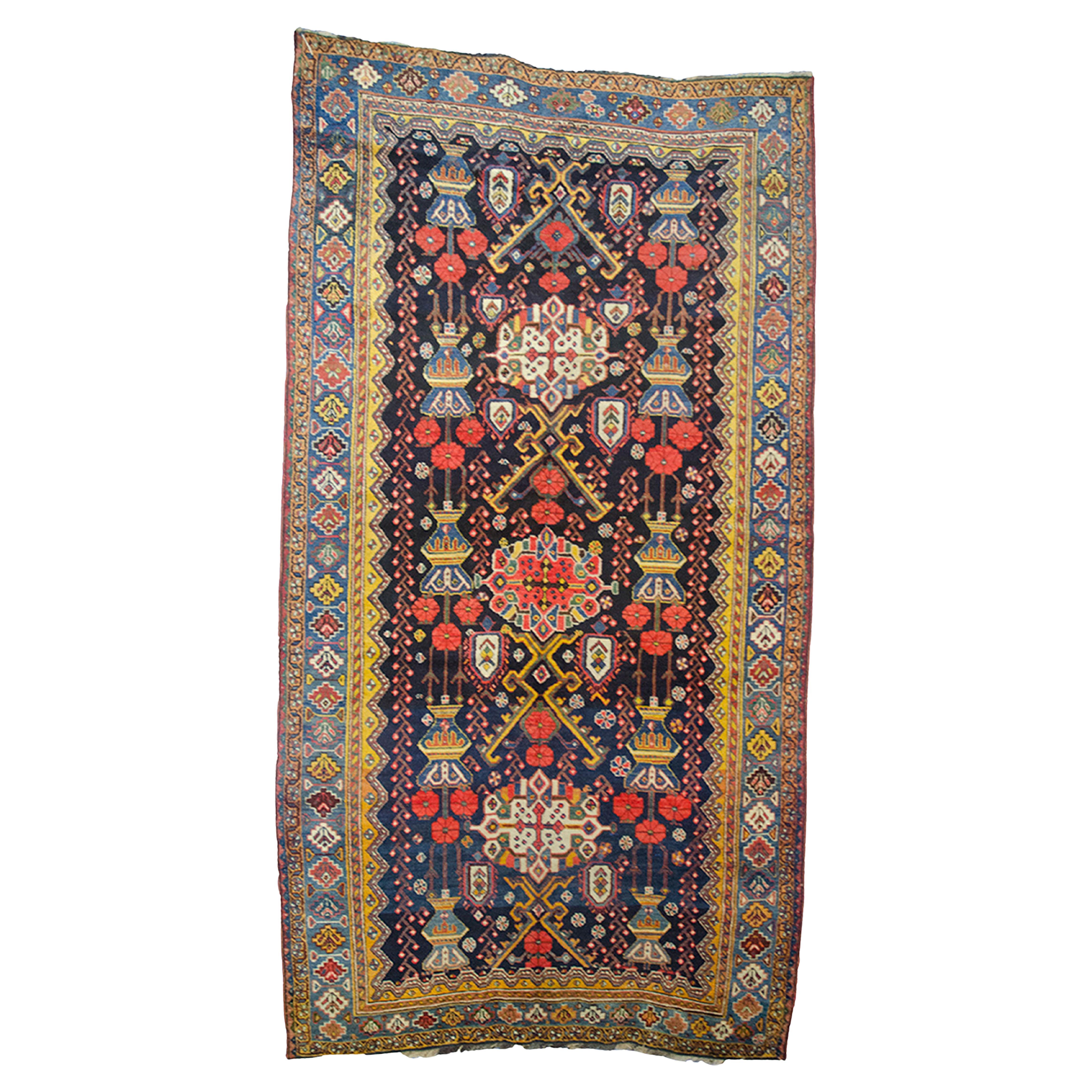 Antiker Bakhtiar-Teppich 300x158cm