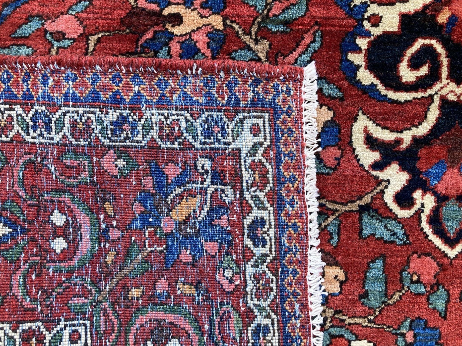 Antique Bakhtiar Rug For Sale 11