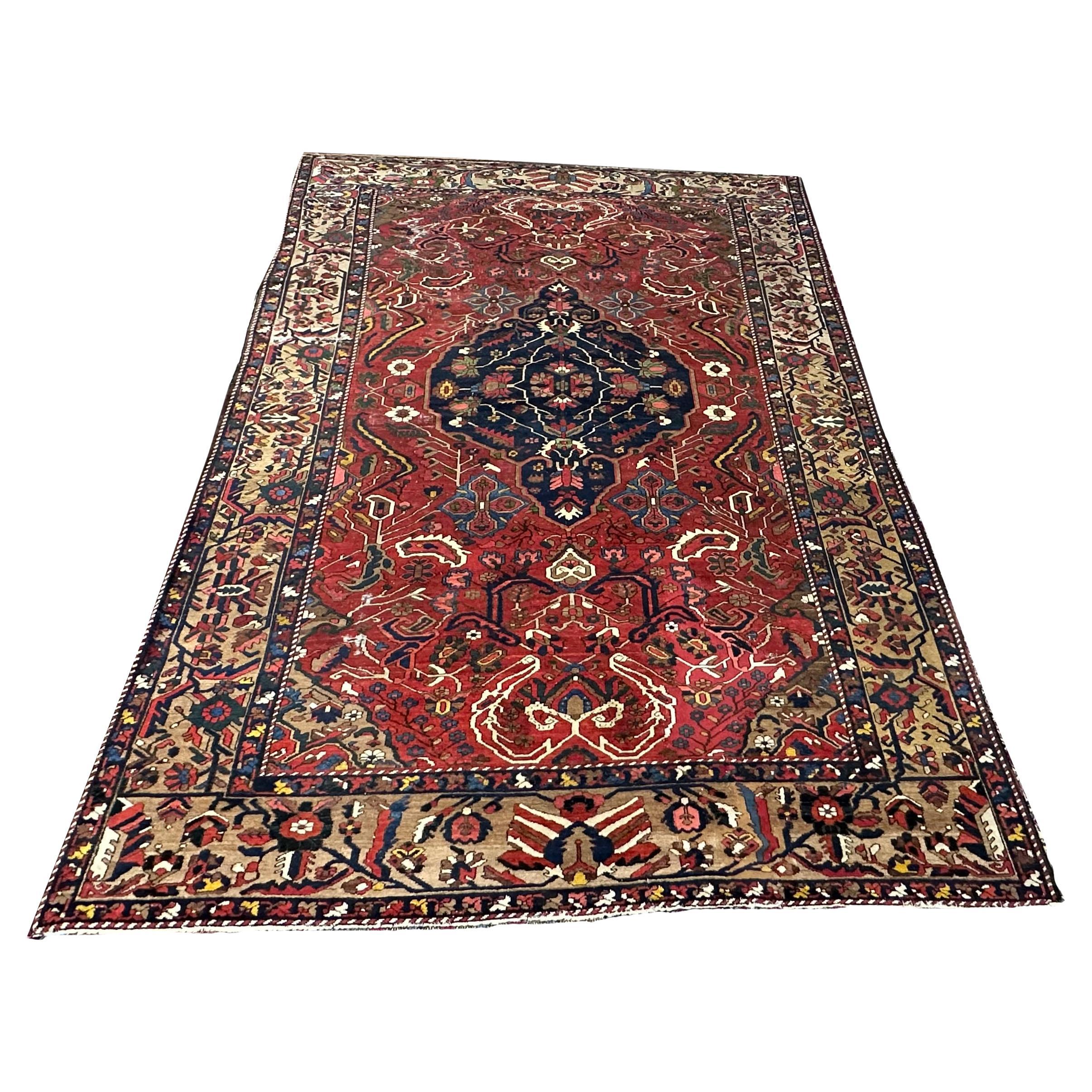 Alfombra antigua Bakhtiari en venta
