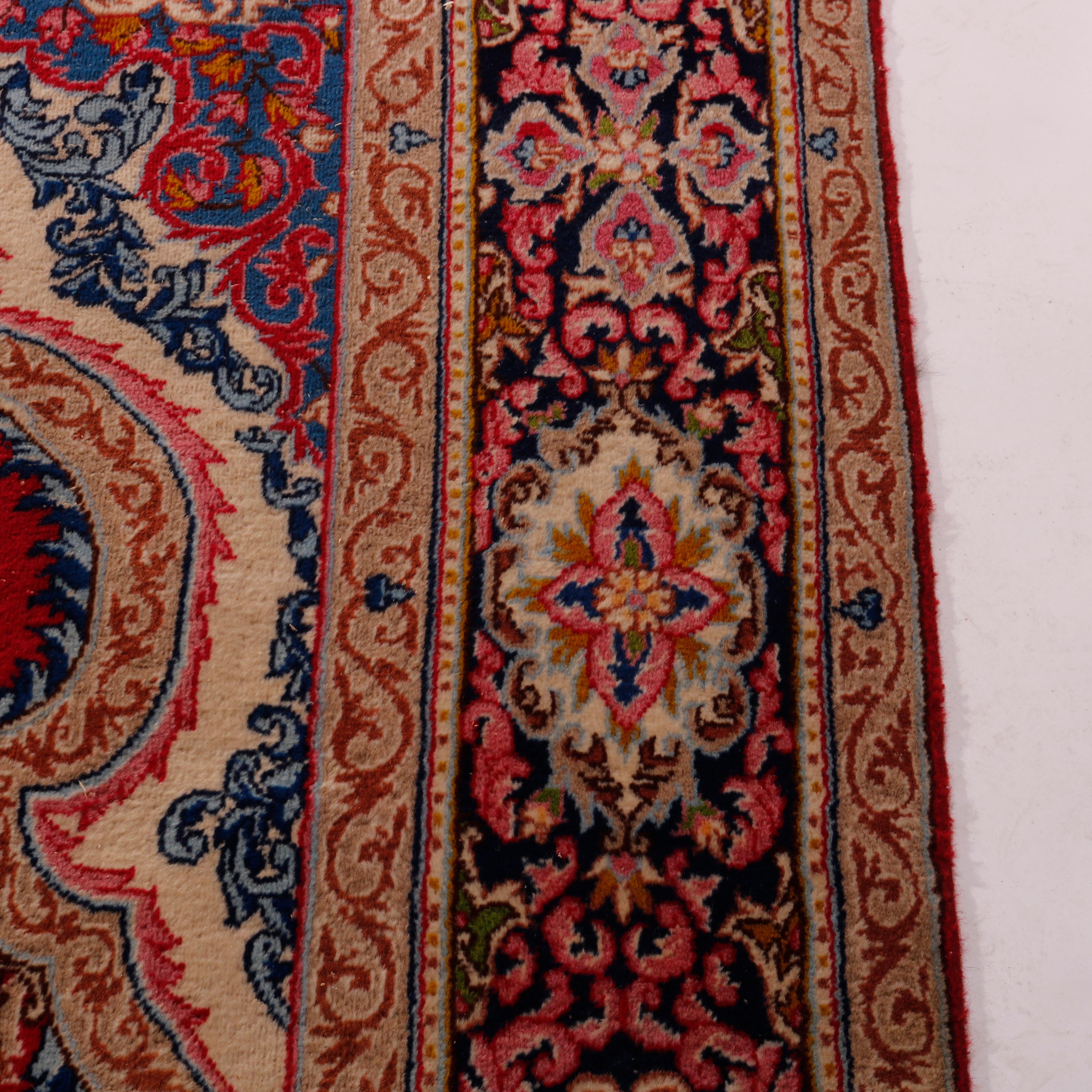 Antique Bakhtiari Oriental Wool Rug Approximately, circa 1930 For Sale 6