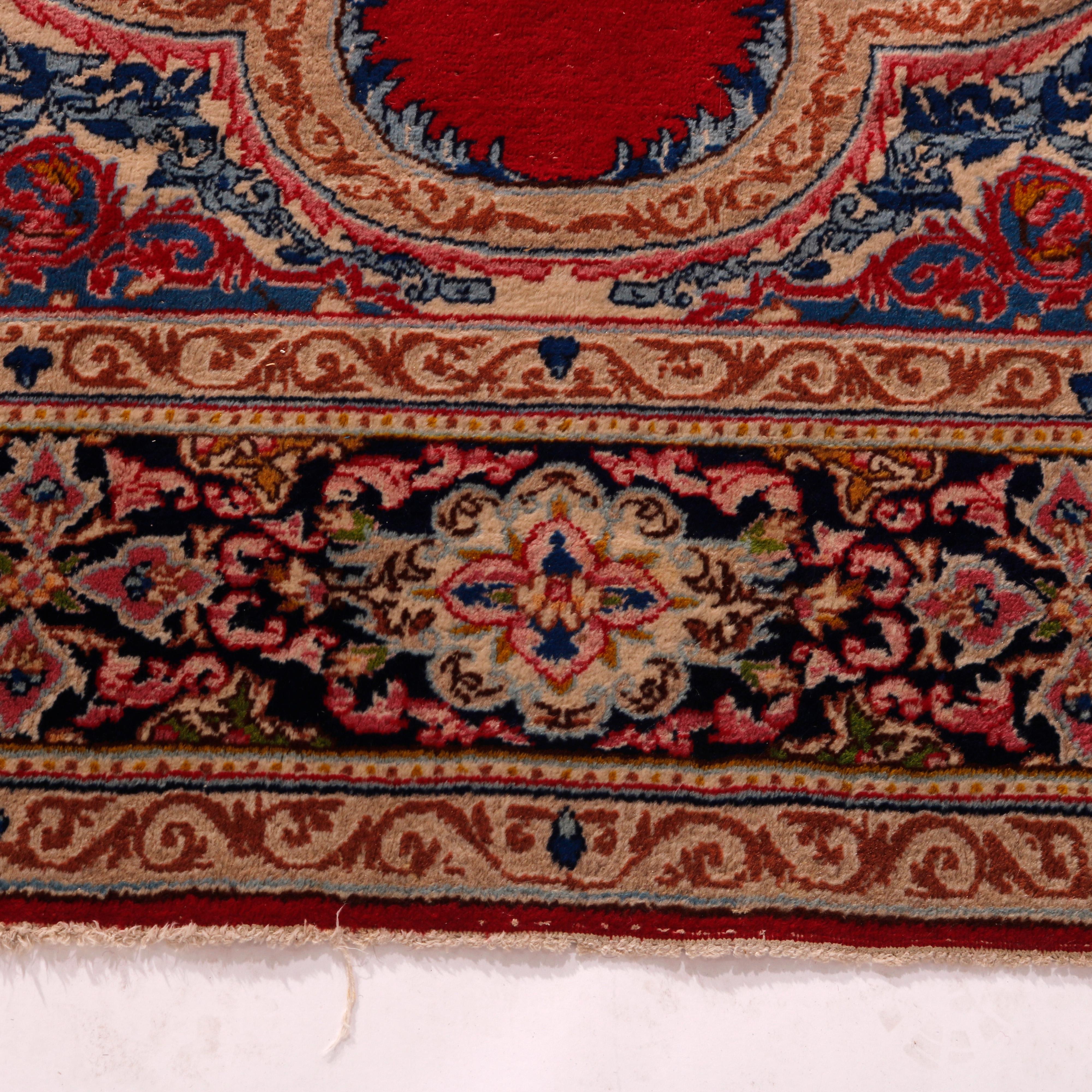 Antique Bakhtiari Oriental Wool Rug Approximately, circa 1930 For Sale 4