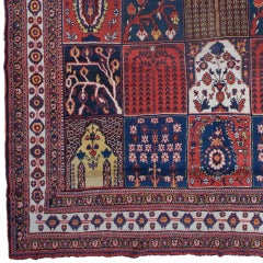 Antique Bakhtiari Qashqai Rug - 19th Century Qashqai Rug, Handmade Antique Rug