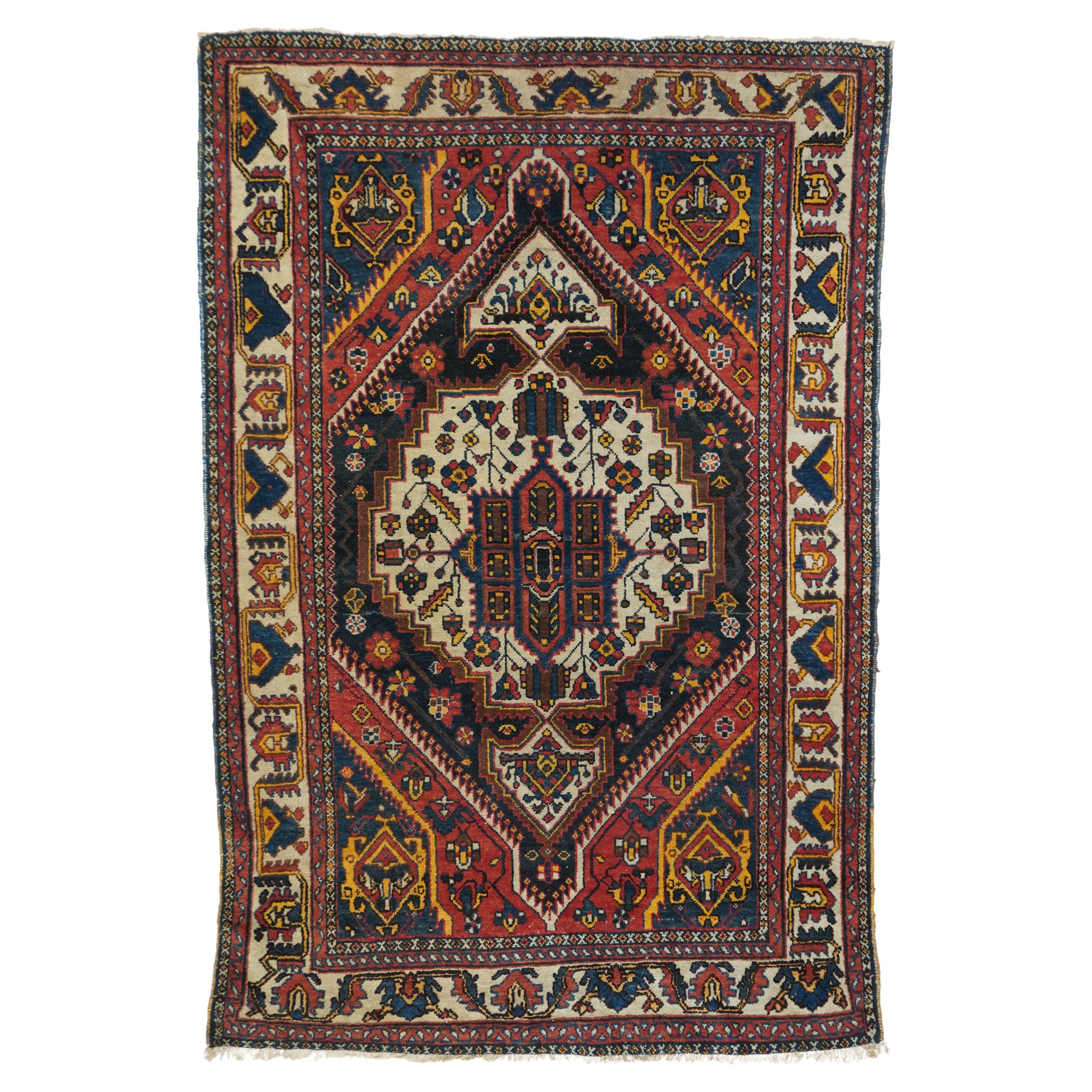 Antique Bakhtiari Rug