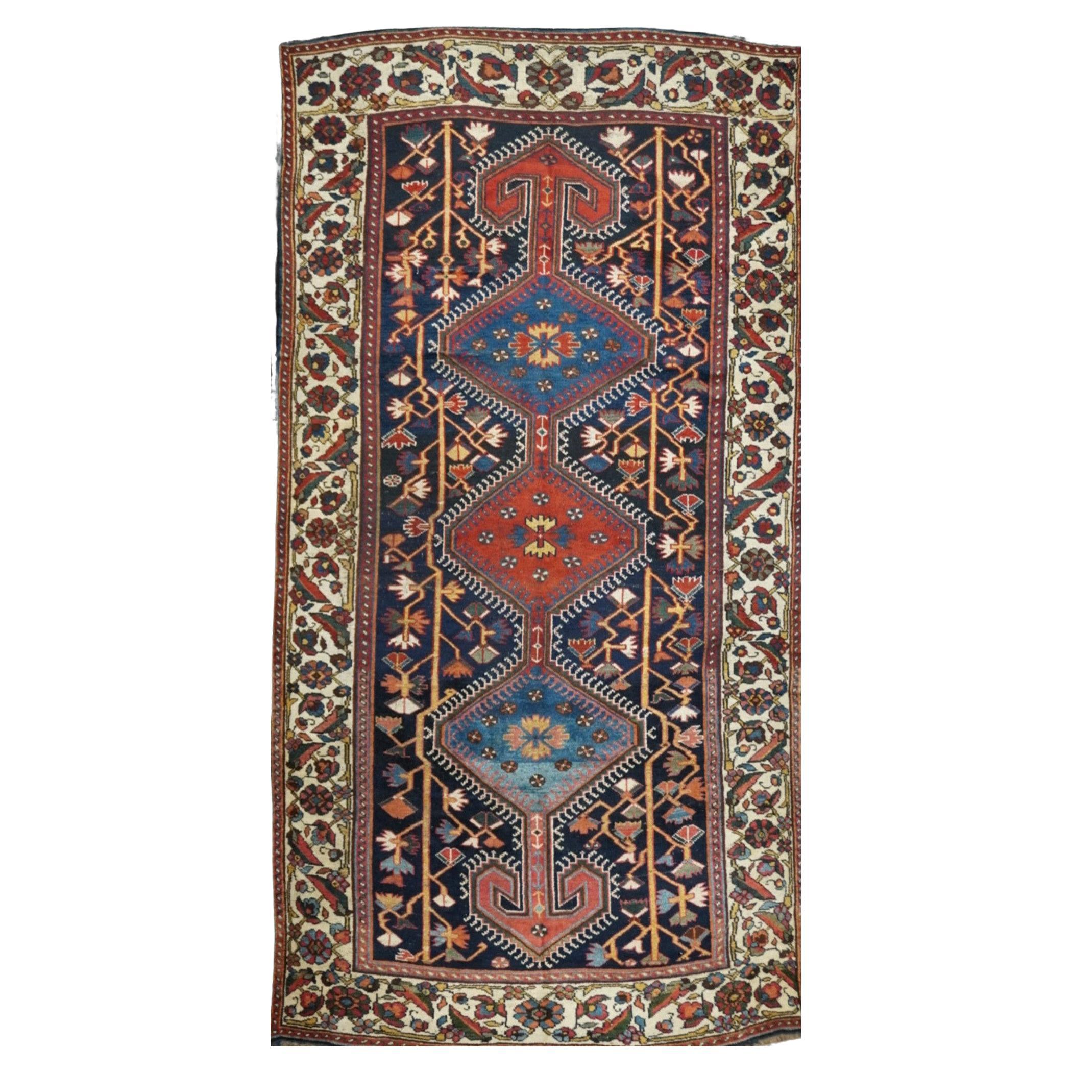 Antique Bakhtiari Rug 5'3'' x 10'1''