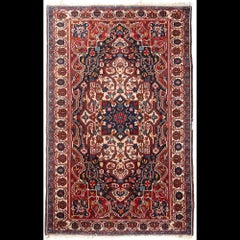 5'3" x 8'3" Antique Turkish Bakhtiari Hand-Knotted Wool Rug – Traditional Tribal
