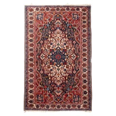 5'3" x 8'3" Antique Turkish Bakhtiari Hand-Knotted Wool Rug – Traditional Tribal