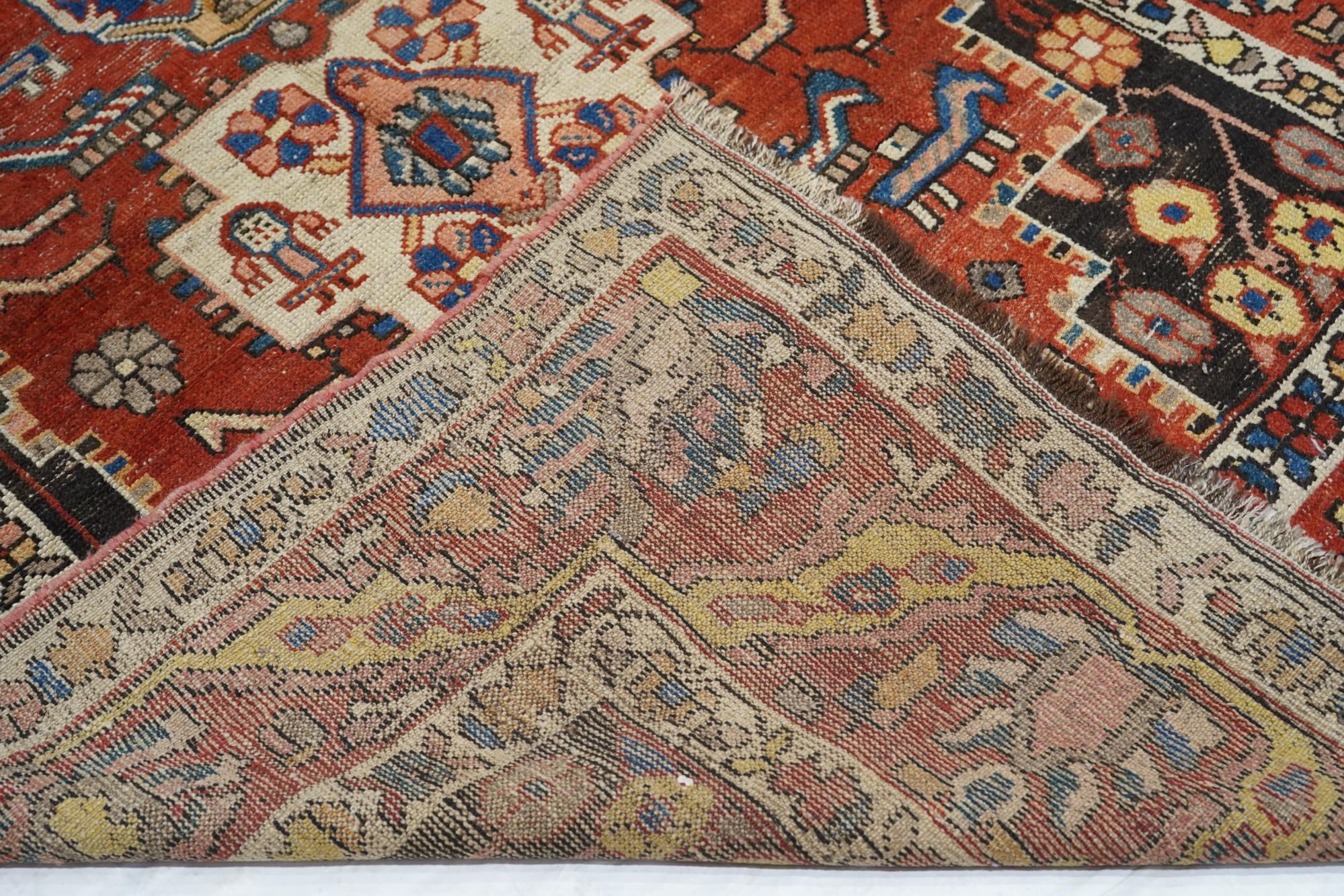 Antique Bakhtiari Rug For Sale 6