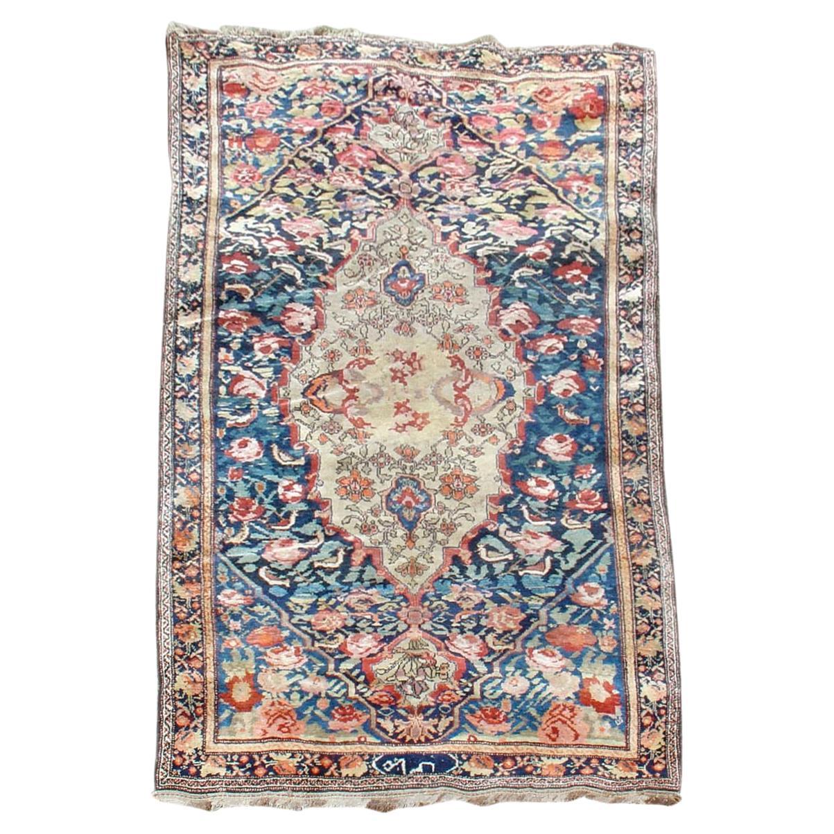 Alfombra antigua Bakhtiari, principios del siglo XX en venta