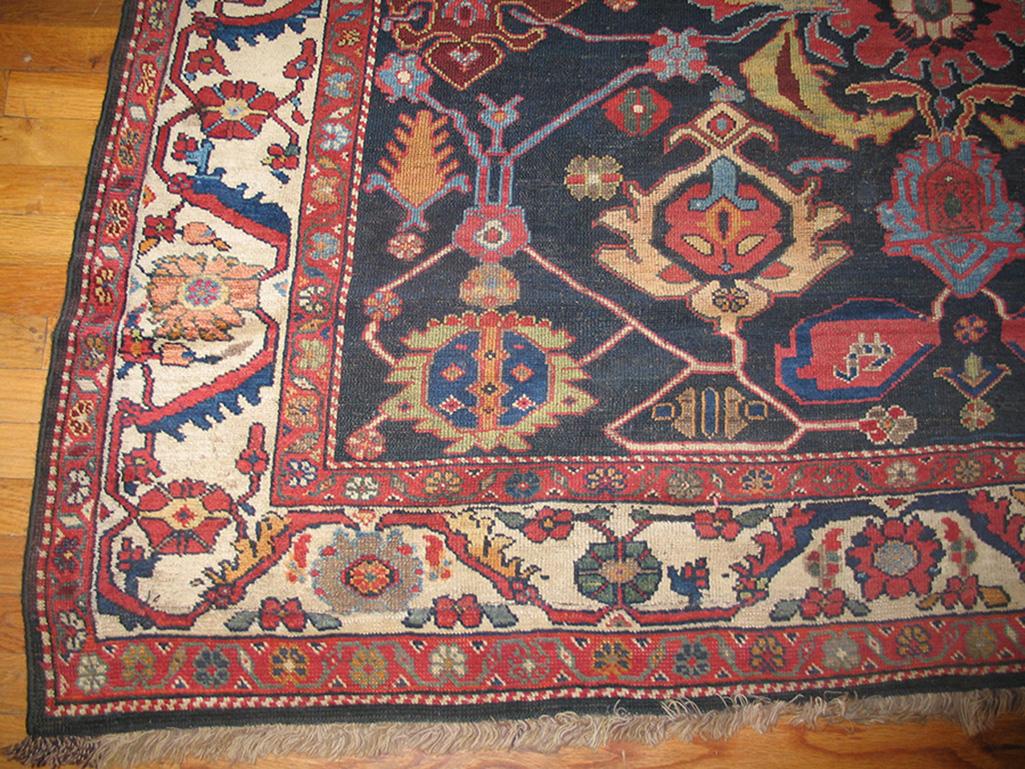Late 19th Century Persian Bakhtiari Carpet ( 6'6