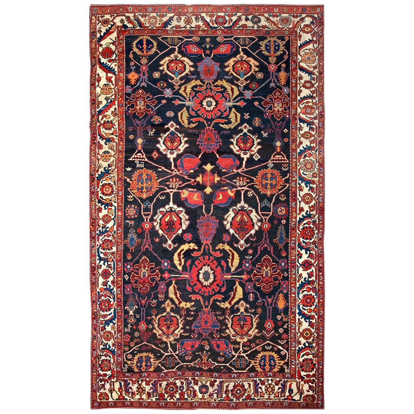 Late 19th Century Persian Bakhtiari Carpet ( 6'6" x 10'9" - 198 x 327 cm )