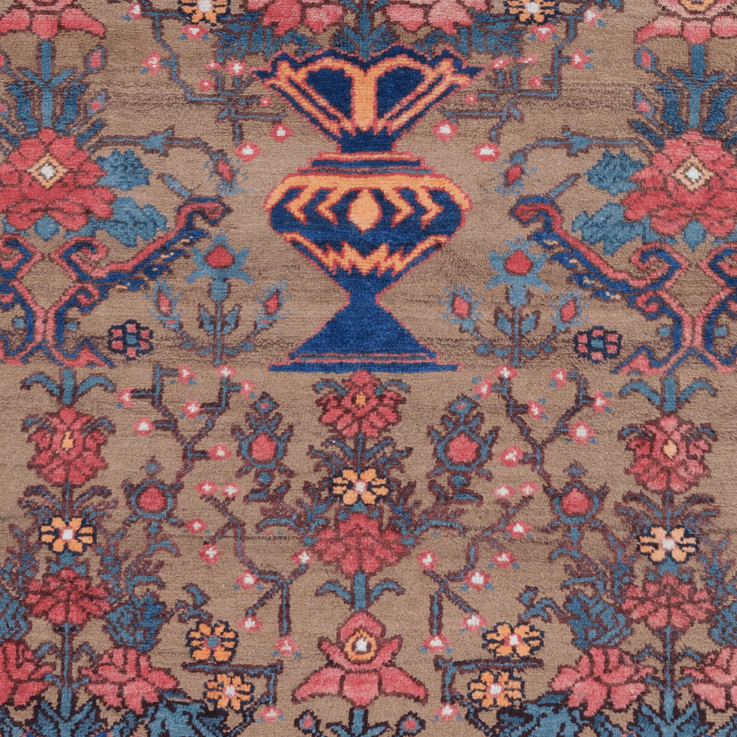 Persiano Tappeto antico Bakhtiari - Fine del XIX secolo in vendita