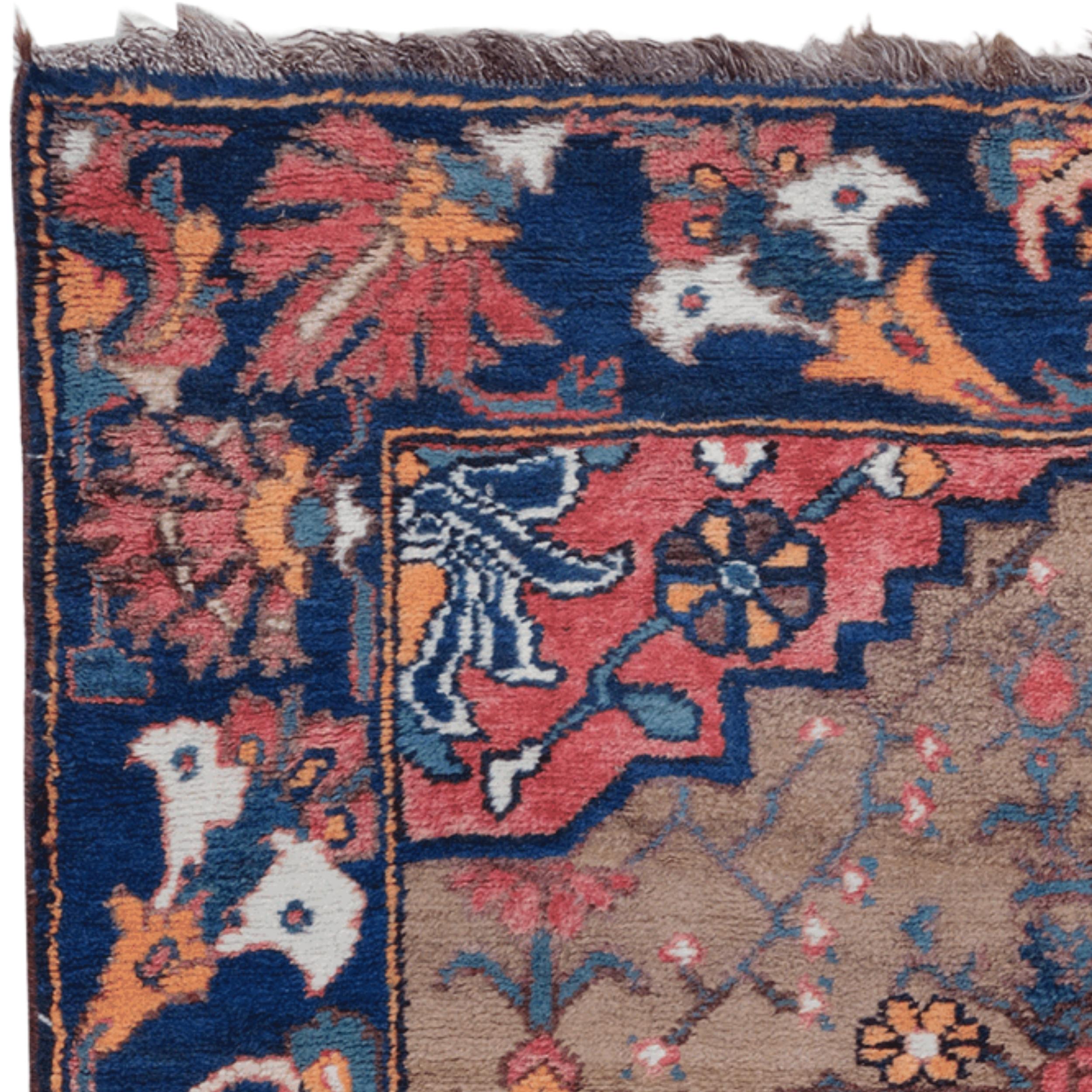 Lana Tappeto antico Bakhtiari - Fine del XIX secolo in vendita