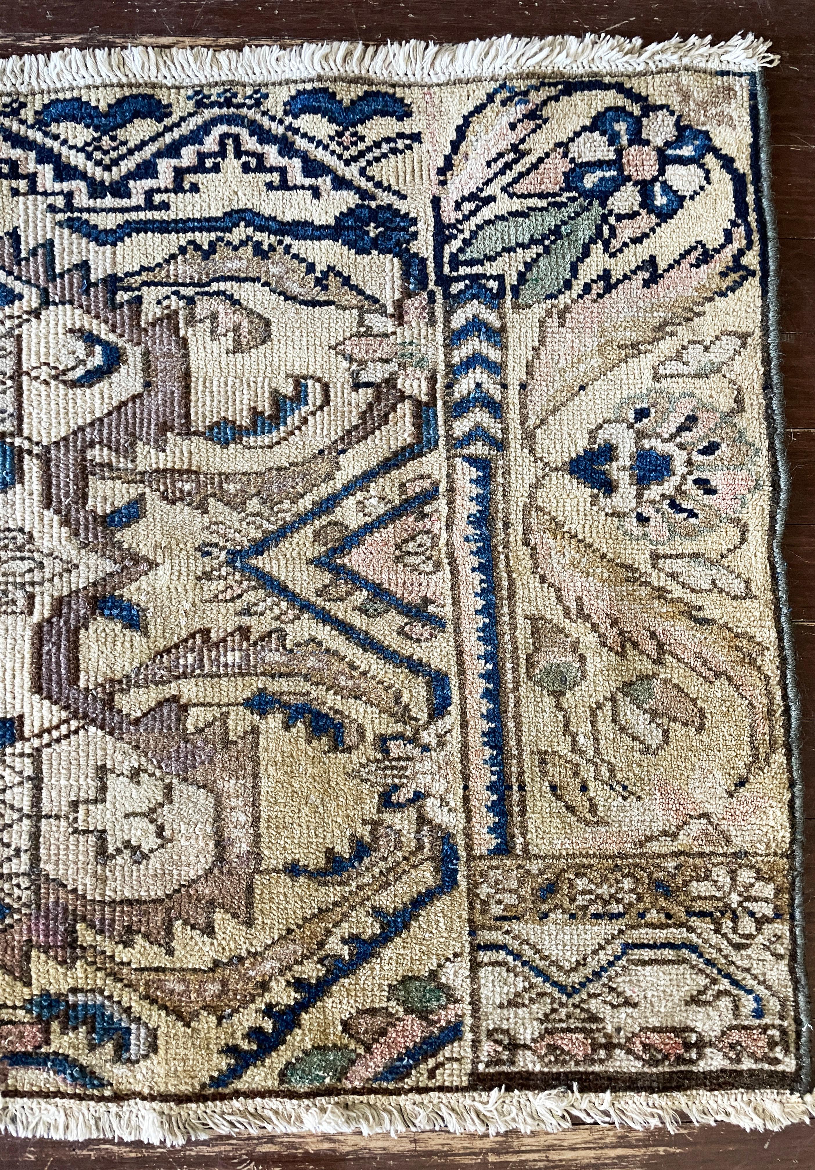 Antique Bakhtiari Sampler Rug, Great Colors For Sale 2