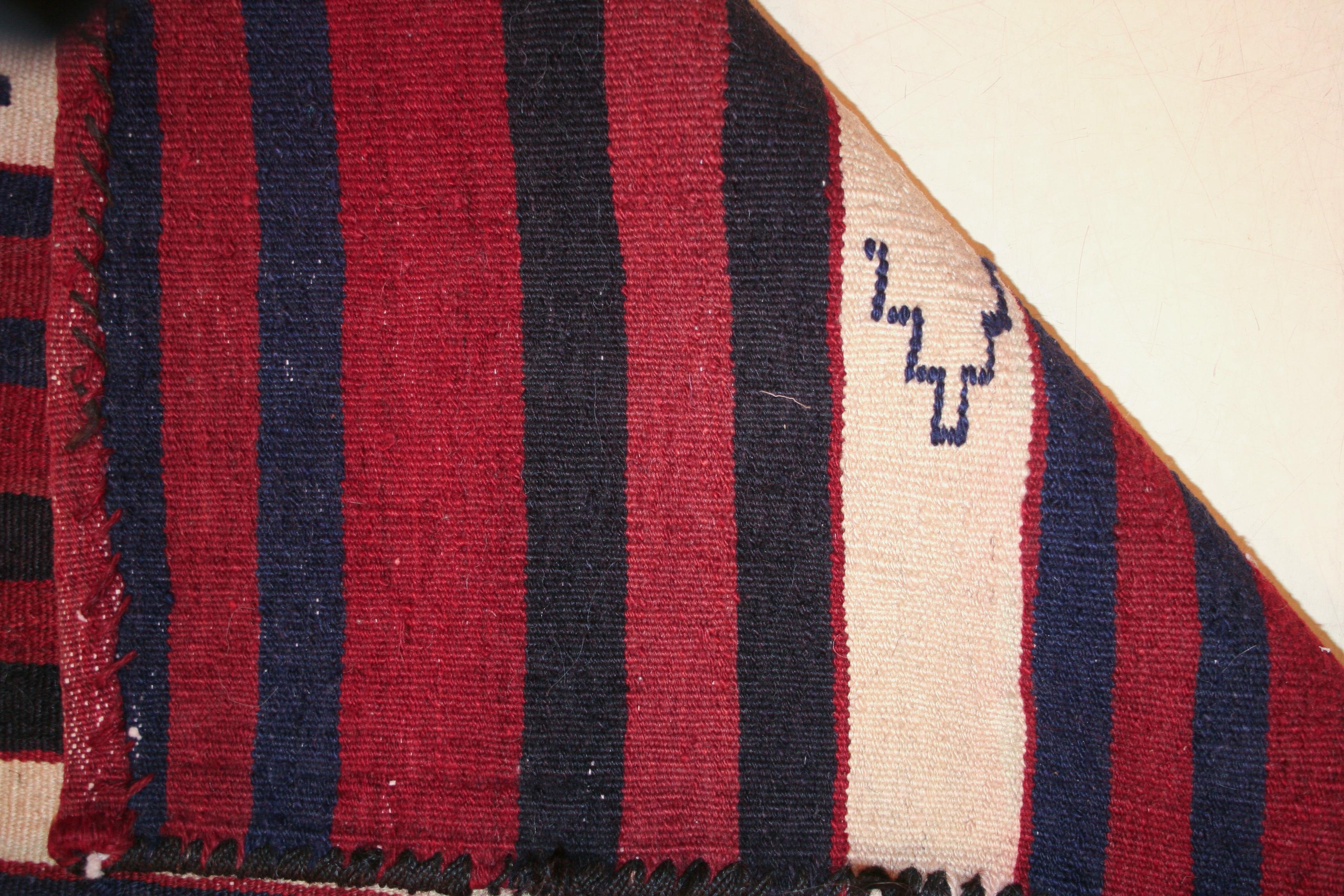 Tappeto tribale antico Bakhtiari Tacheh In condizioni ottime in vendita a Milan, IT